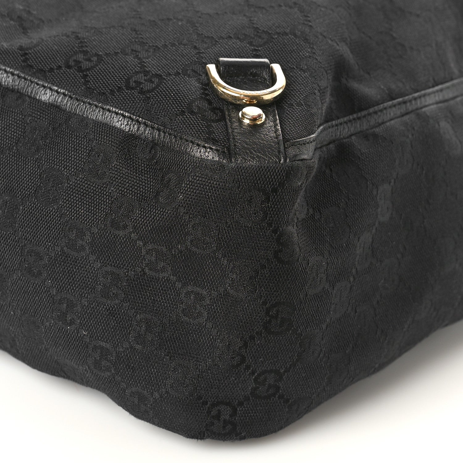 Gucci Monogram Abbey Tote Black 7 of 10