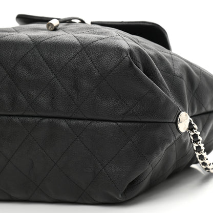 Chanel Grained Calfskin Stitched Braided With Style Backpack Black 10 of 11