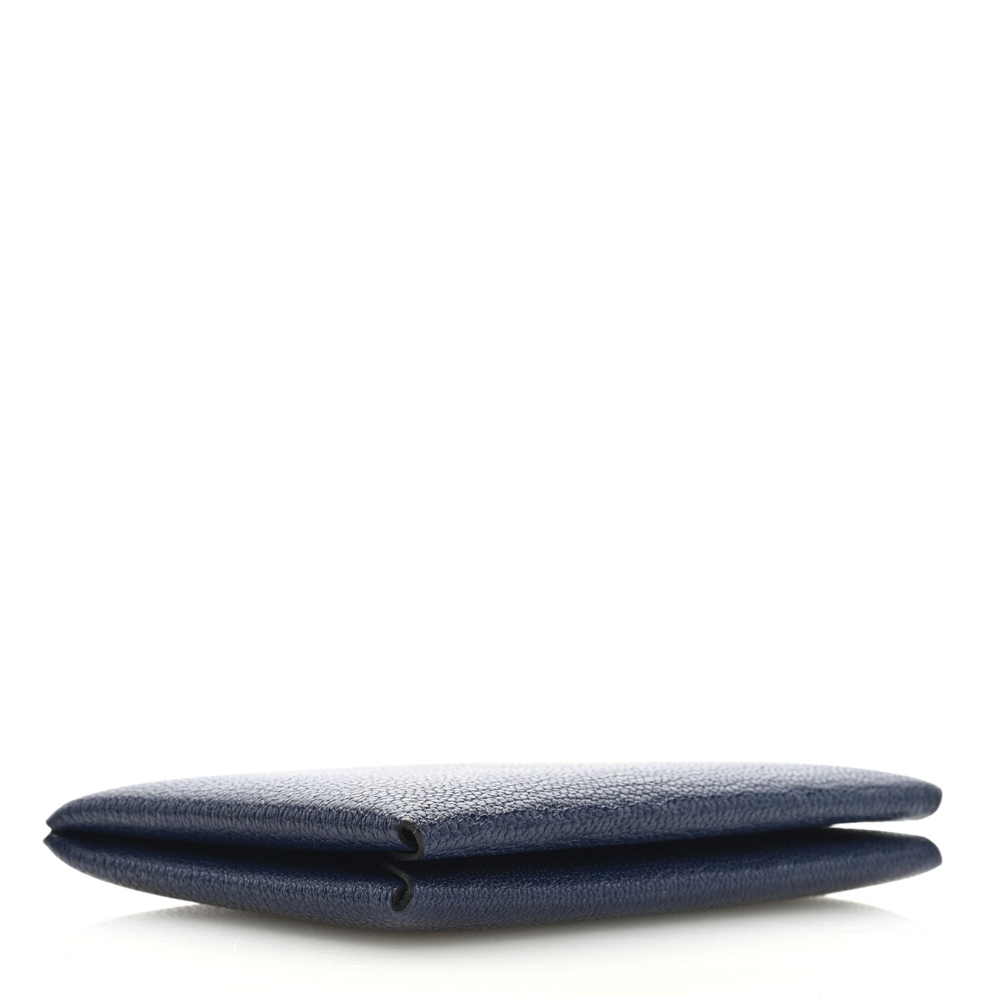 Chevre Mysore Calvi Card Case Bleu Saphir