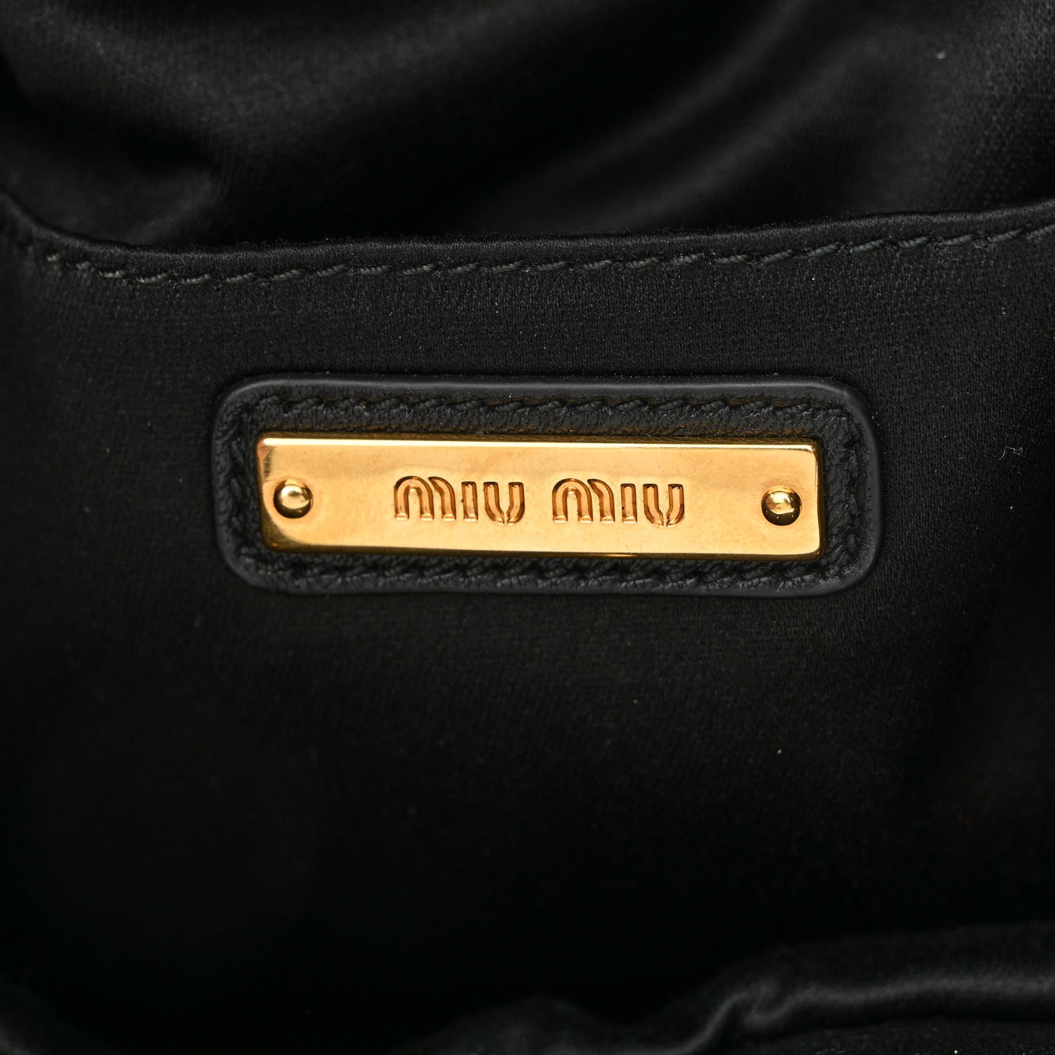 Miu Miu Nappa Matelasse Small Bucket Bag Black 6 of 11