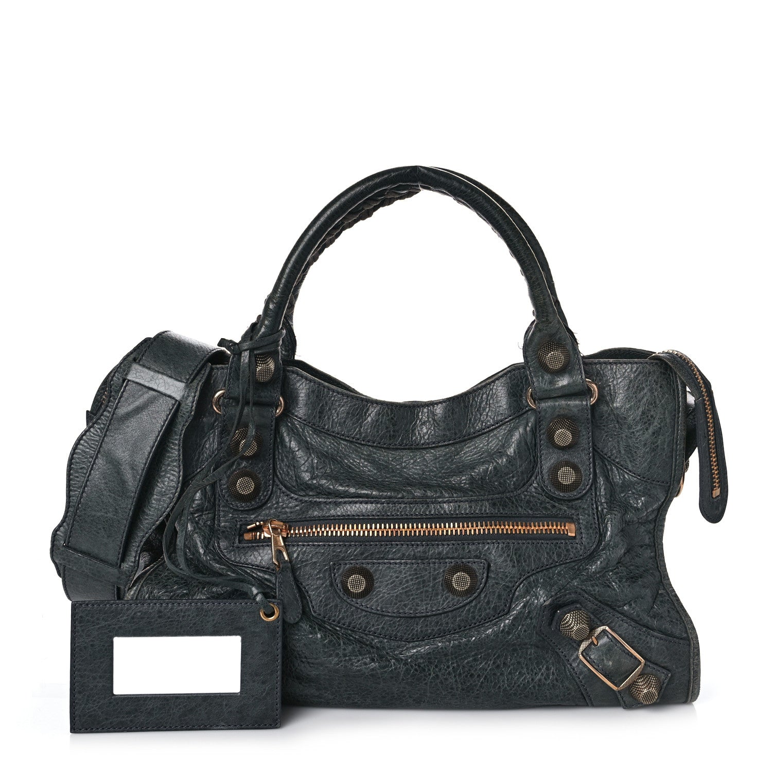 Balenciaga Agneau Giant 21 Rose Gold Hardware City Anthracite 2 of 18