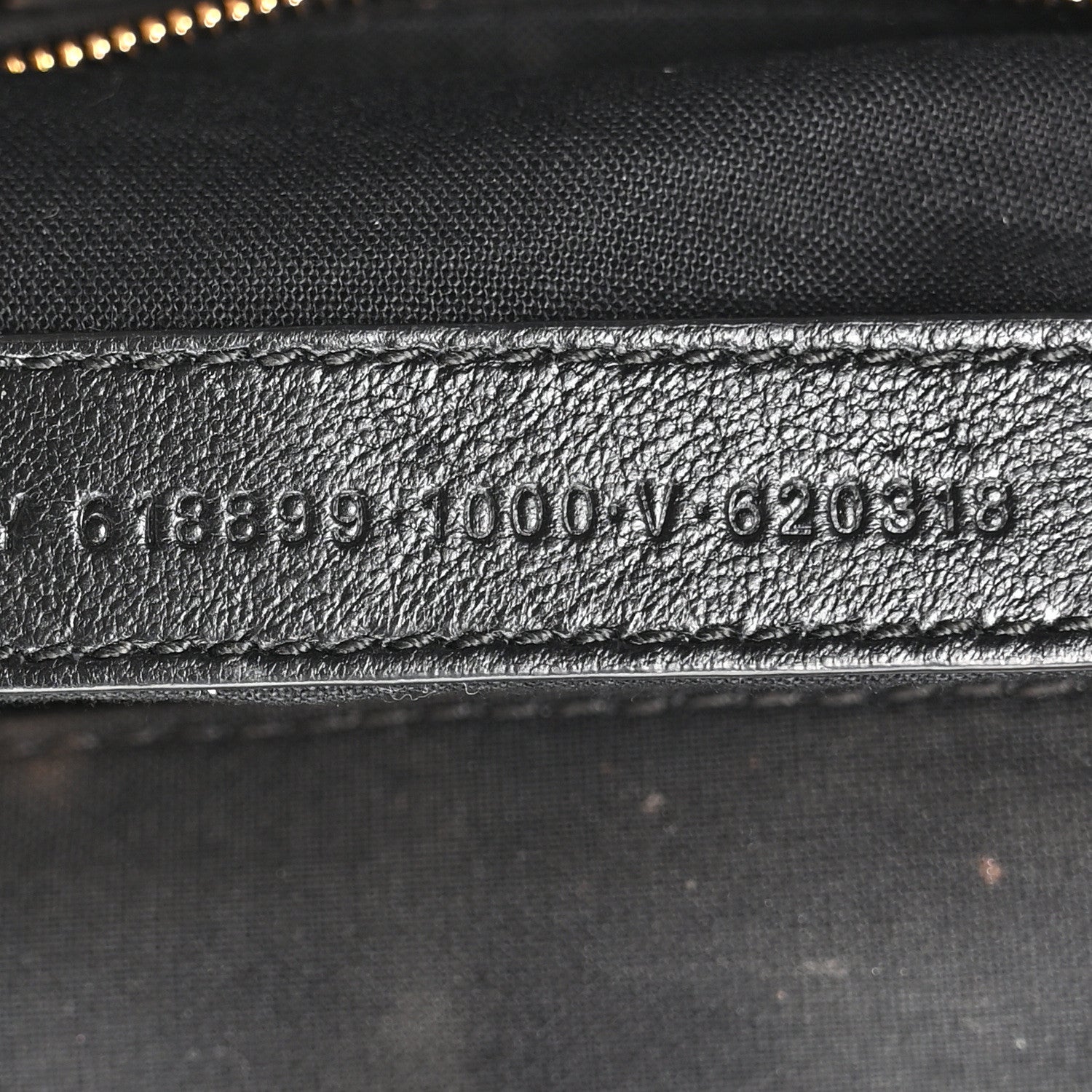 Balenciaga Grained Calfskin Logo XL Cloud Clutch Black 7 of 10