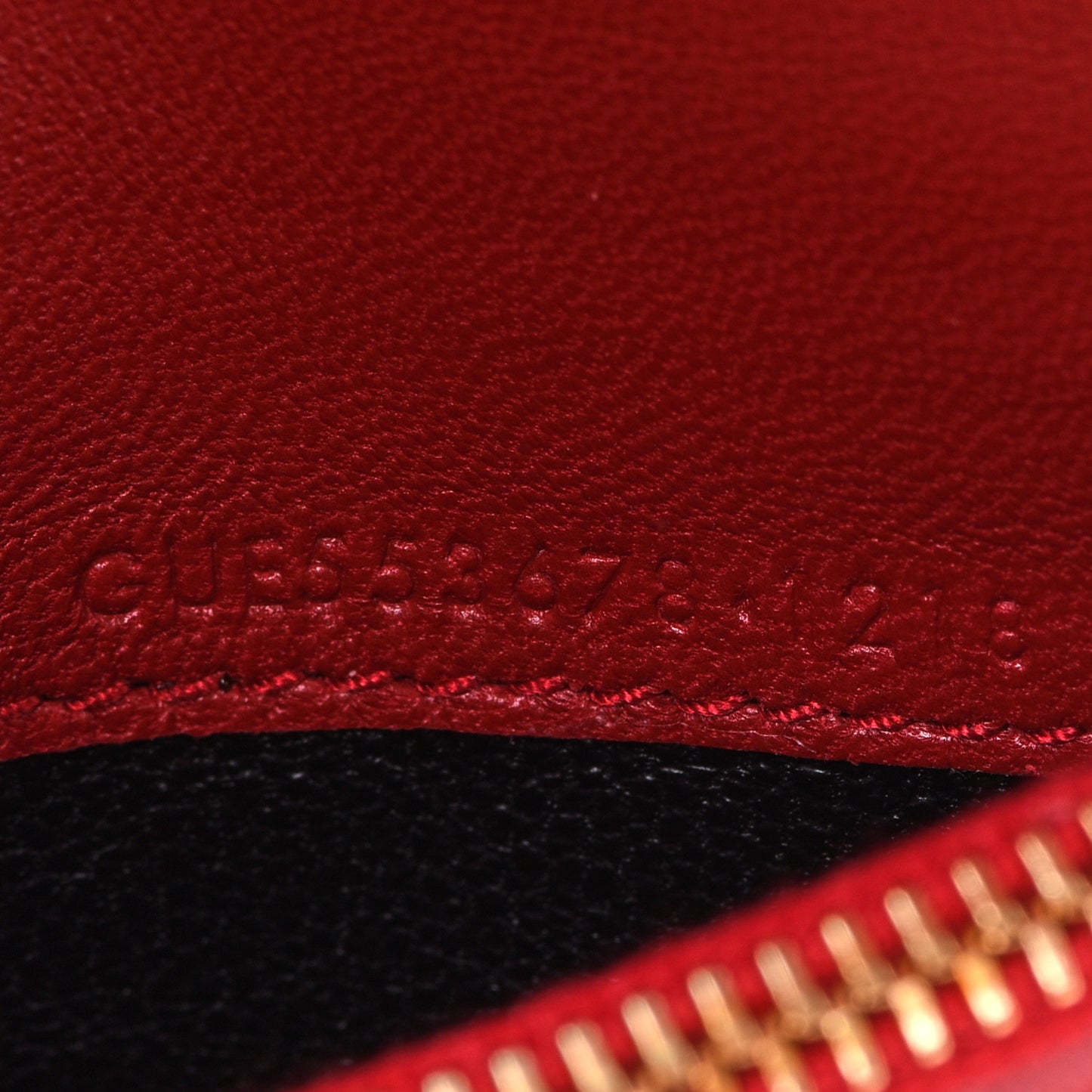 Patent Matelasse Monogram Vicky Zip Around Card Holder Rouge Eros