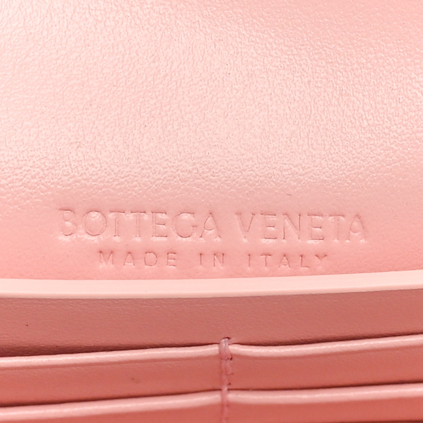 Nappa Intrecciato Long Andiamo Top Handle Clutch Rose