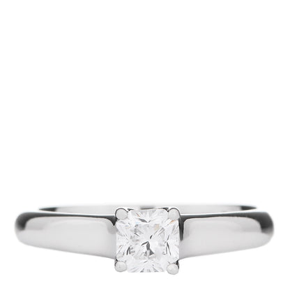 Tiffany Platinum Diamond .41 Lucida Engagement Ring 49 5 1 of 7