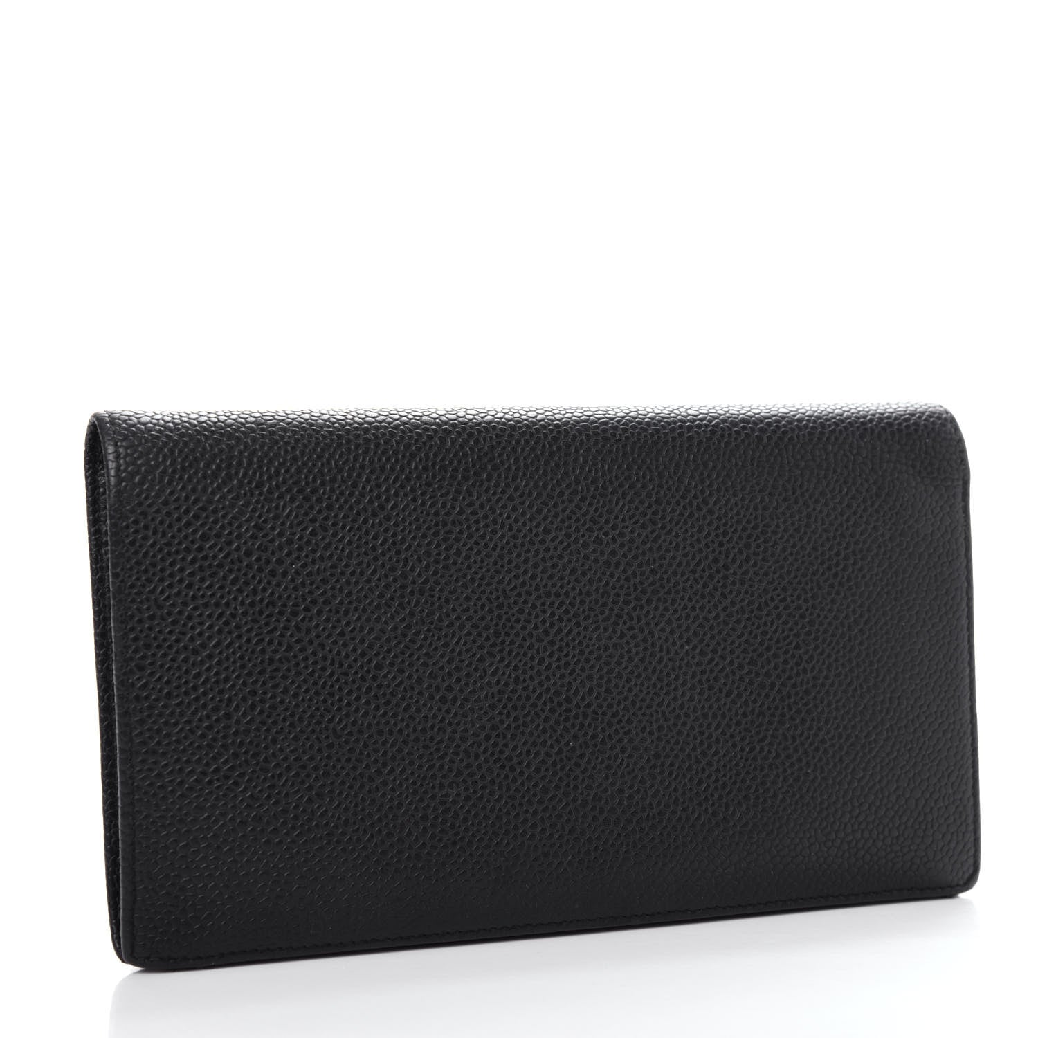 Chanel Caviar Timeless CC Yen Wallet Black 3 of 9