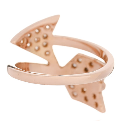 Anita Ko 18K Pink Gold Diamond Arrow Wrap Ring 47 4 3 of 4