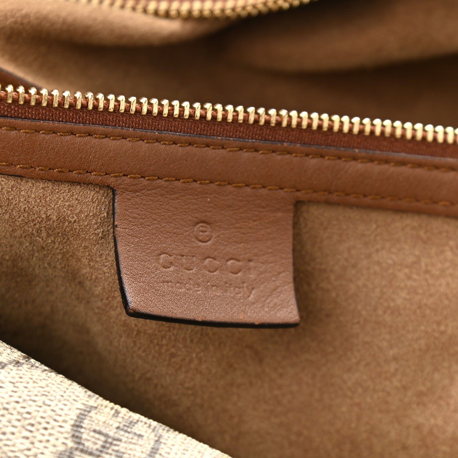 Gucci GG Supreme Monogram Large Linea A Hobo Light Brown 6 of 11