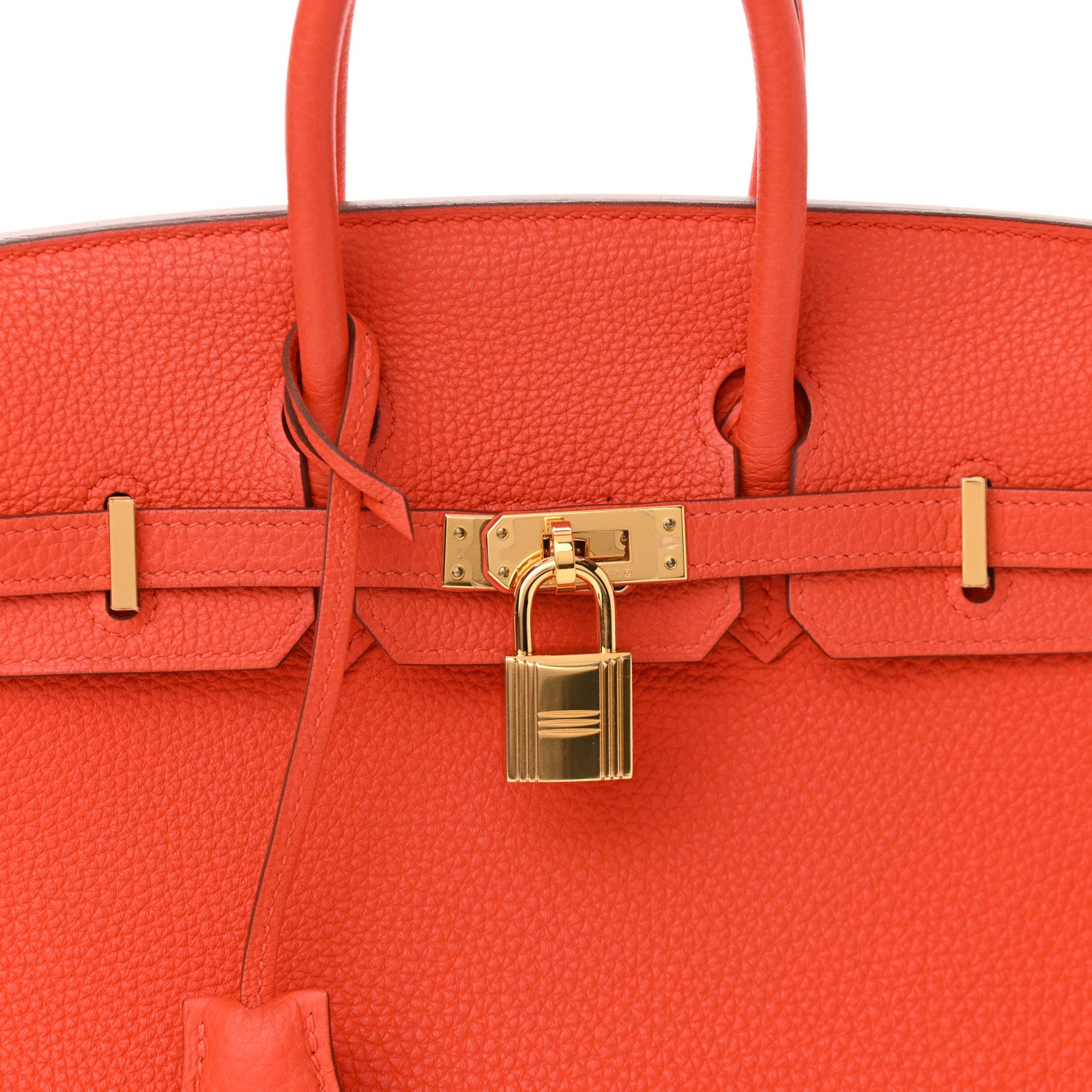 Hermes Togo Birkin 25 Capucine 8 of 11