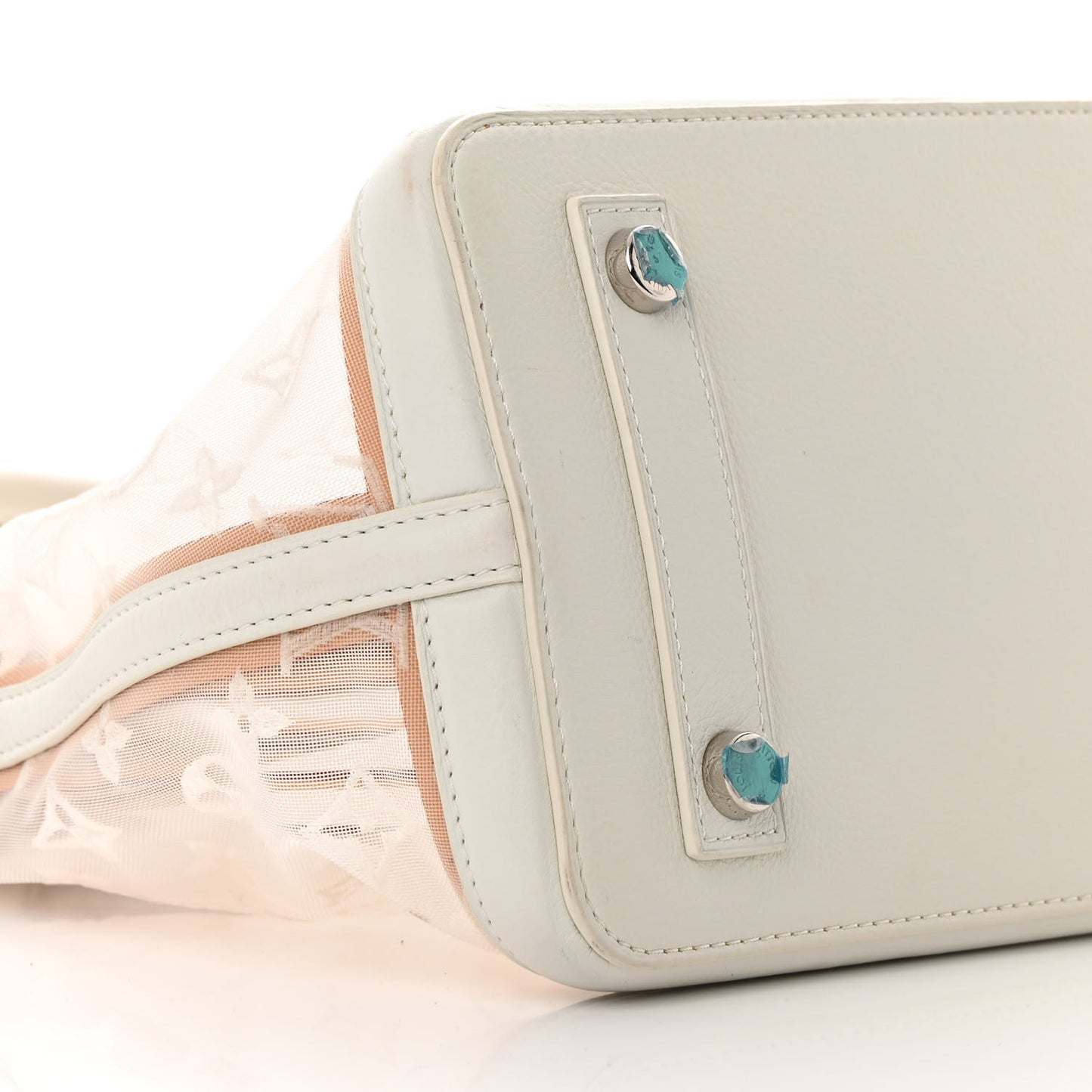 Monogram Transparence Lockit White