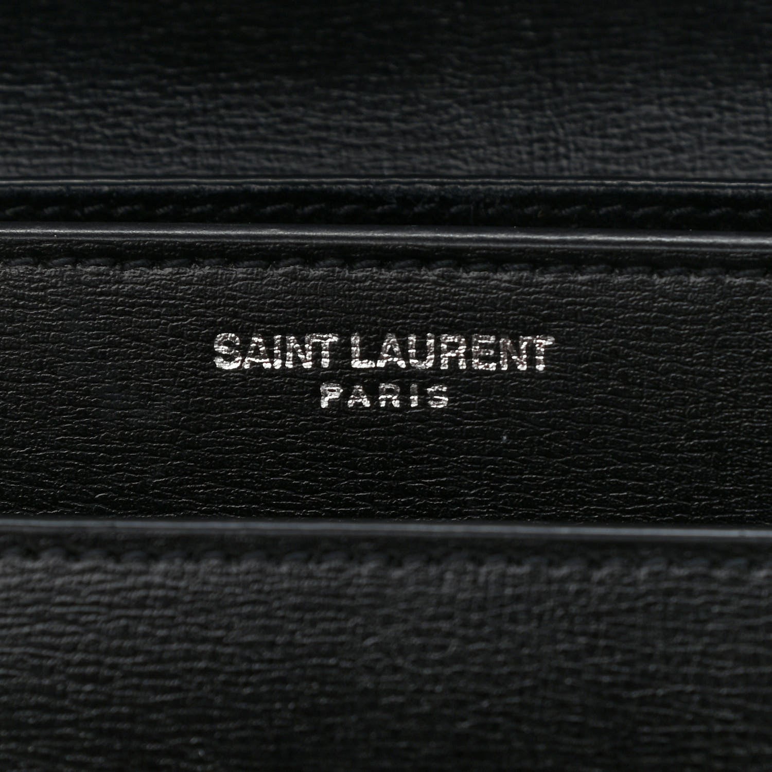 Saint Laurent Calfskin Medium Monogram Sunset Black 7 of 11
