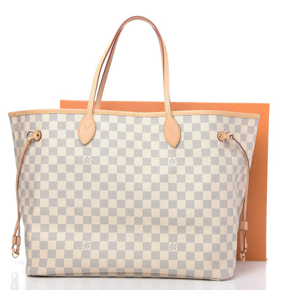 Louis Vuitton Damier Azur Neo Neverfull GM Rose Ballerine 10 of 10