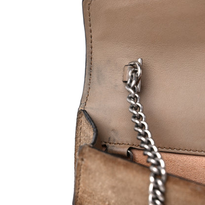 Gucci GG Supreme Monogram Super Mini Dionysus Shoulder Bag Taupe 10 of 12