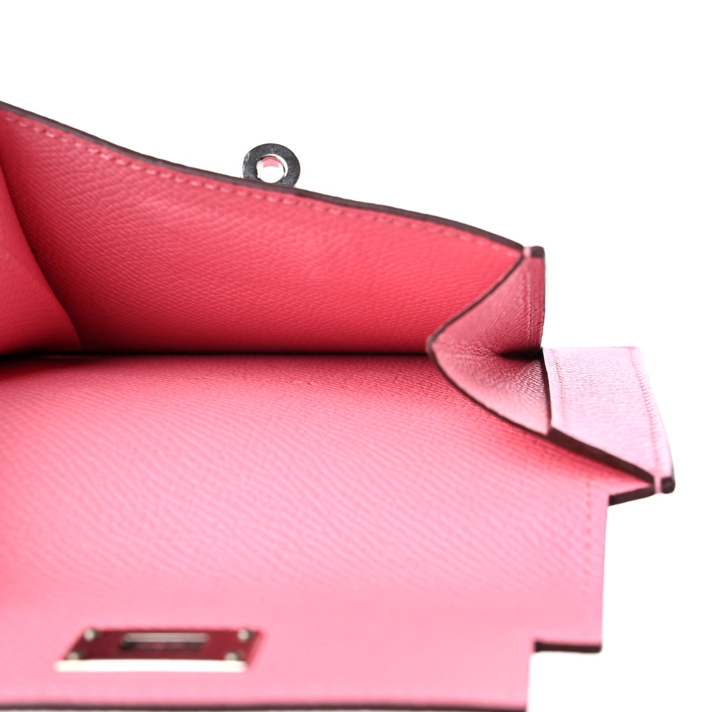 Epsom Kelly Pocket Compact Wallet Rose Confetti