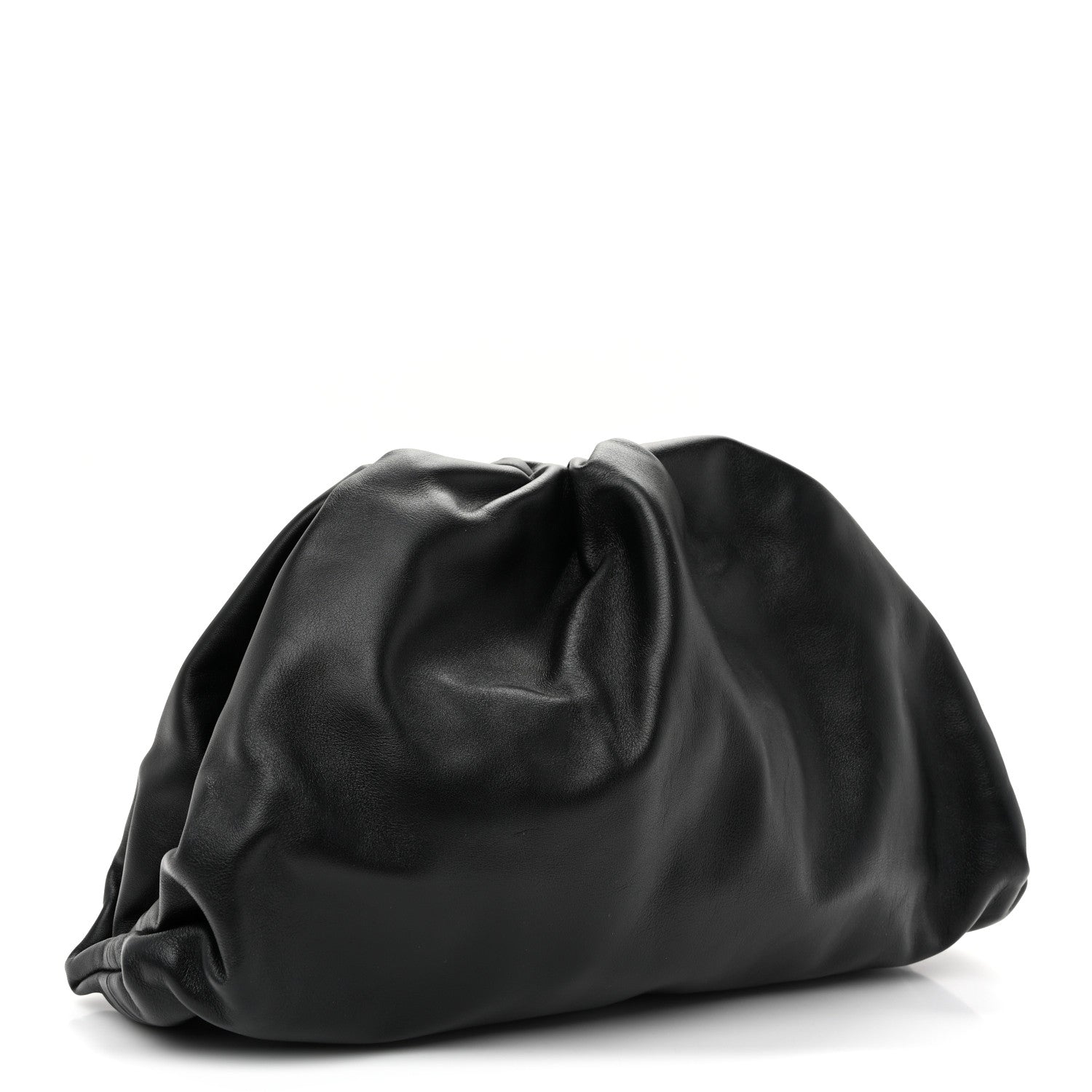 Bottega Veneta Smooth Butter Calf The Pouch Oversized Clutch Black 3 of 10