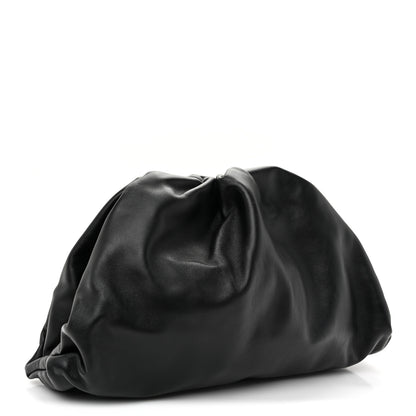 Bottega Veneta Smooth Butter Calf The Pouch Oversized Clutch Black 3 of 10