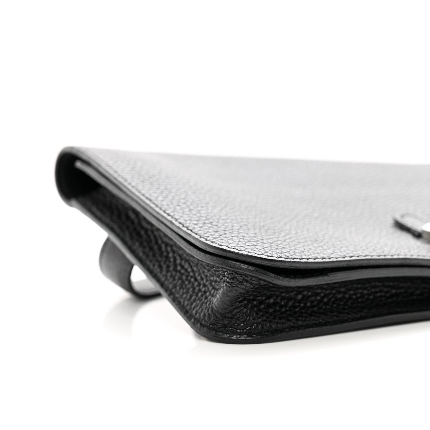 Togo Dogon Wallet Waist Pouch Black