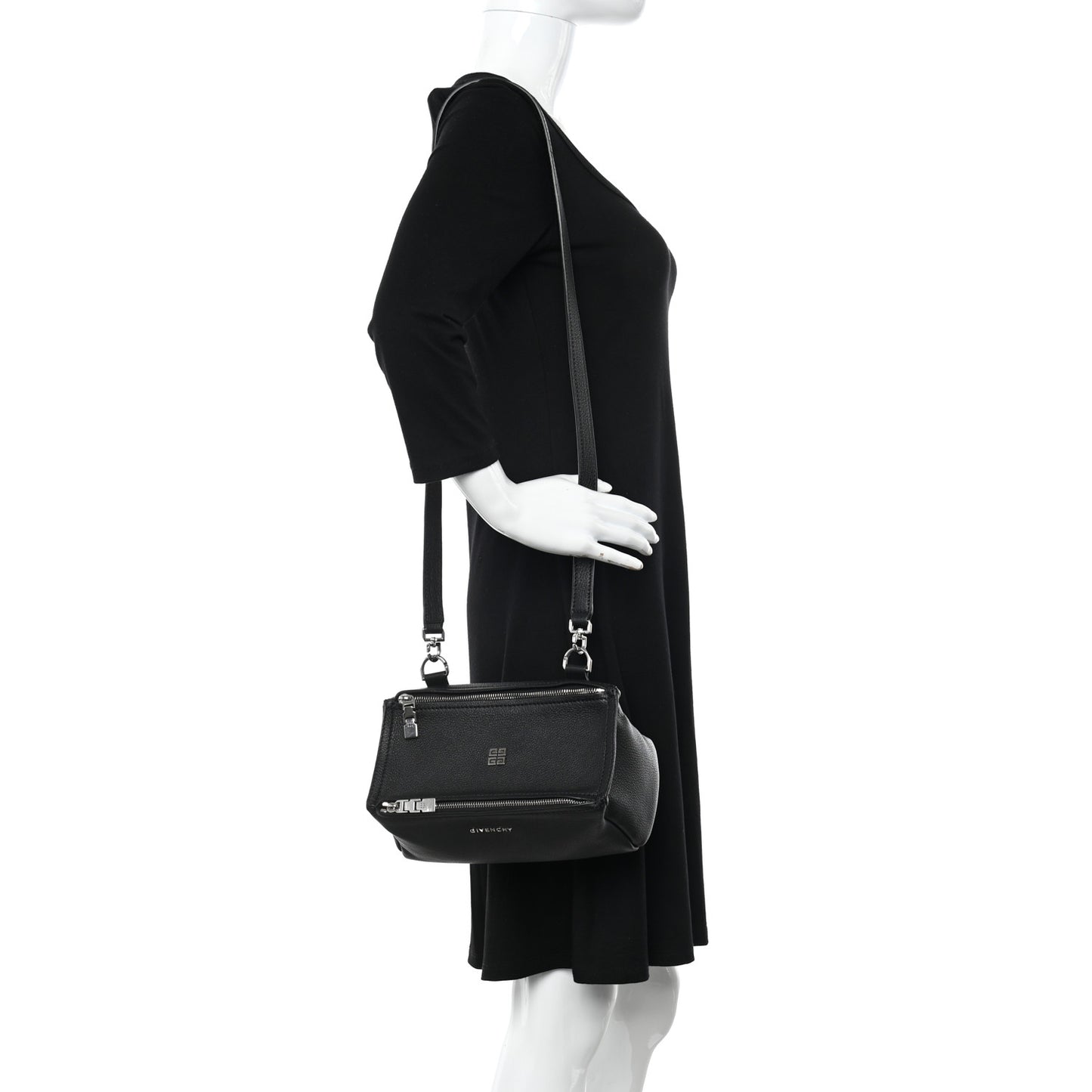 Sugar Goatskin Mini Pandora Black