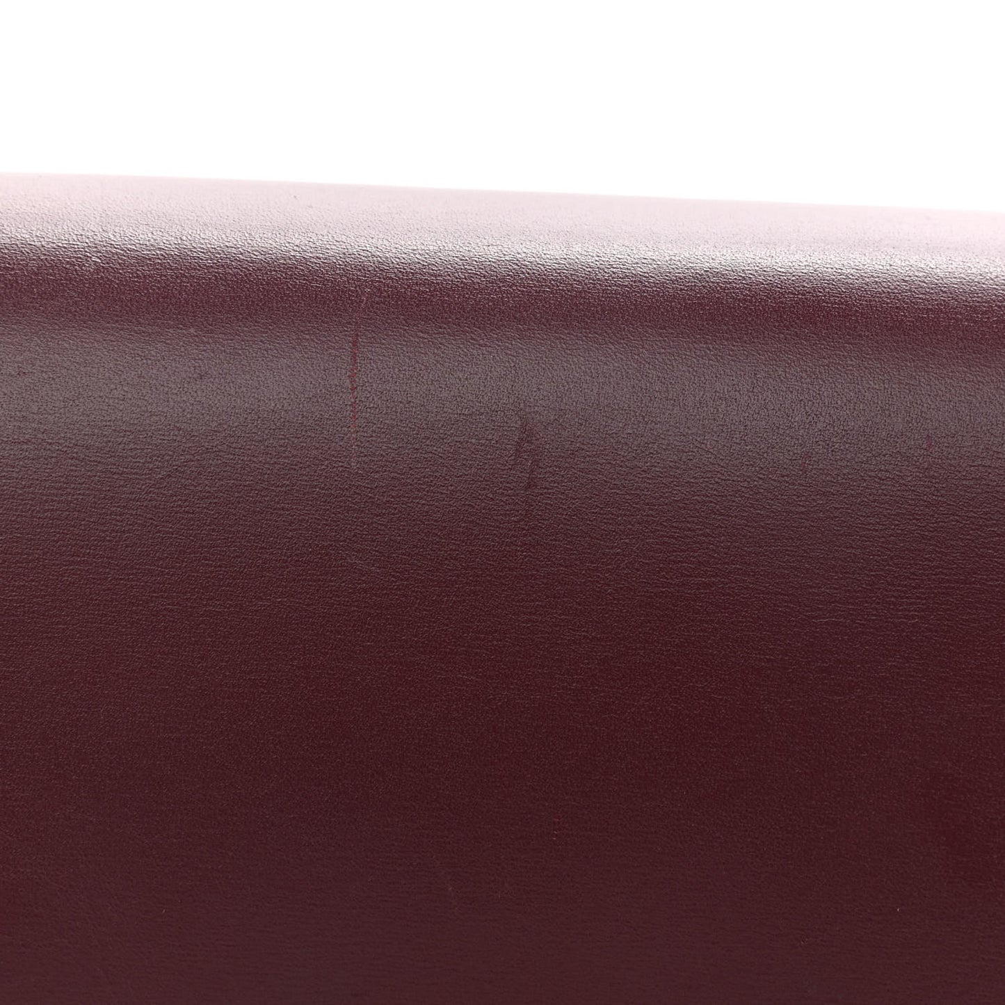 Box Calfskin Medium Classic Box Flap Bag Burgundy