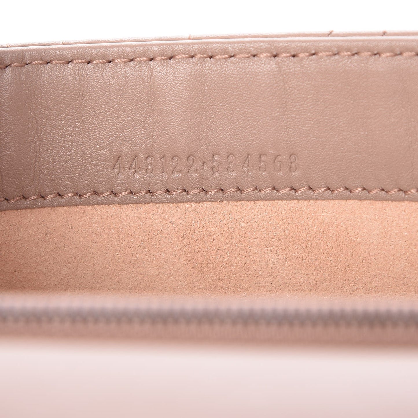 Calfskin Matelasse Mini Pearly GG Marmont Chain Wallet Porcelain Rose