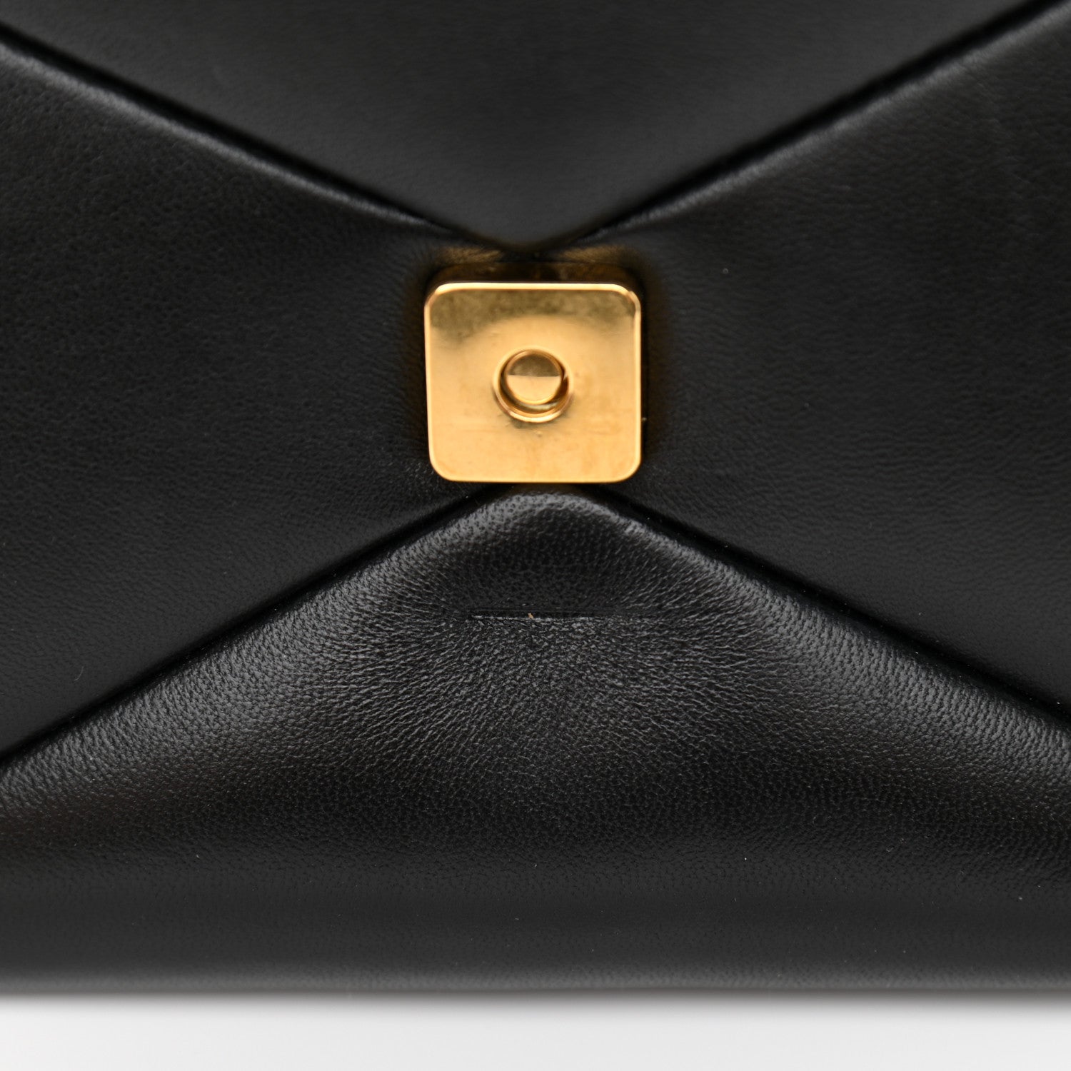 Valentino Garavani Nappa One Stud Chain Clutch Black 11 of 12