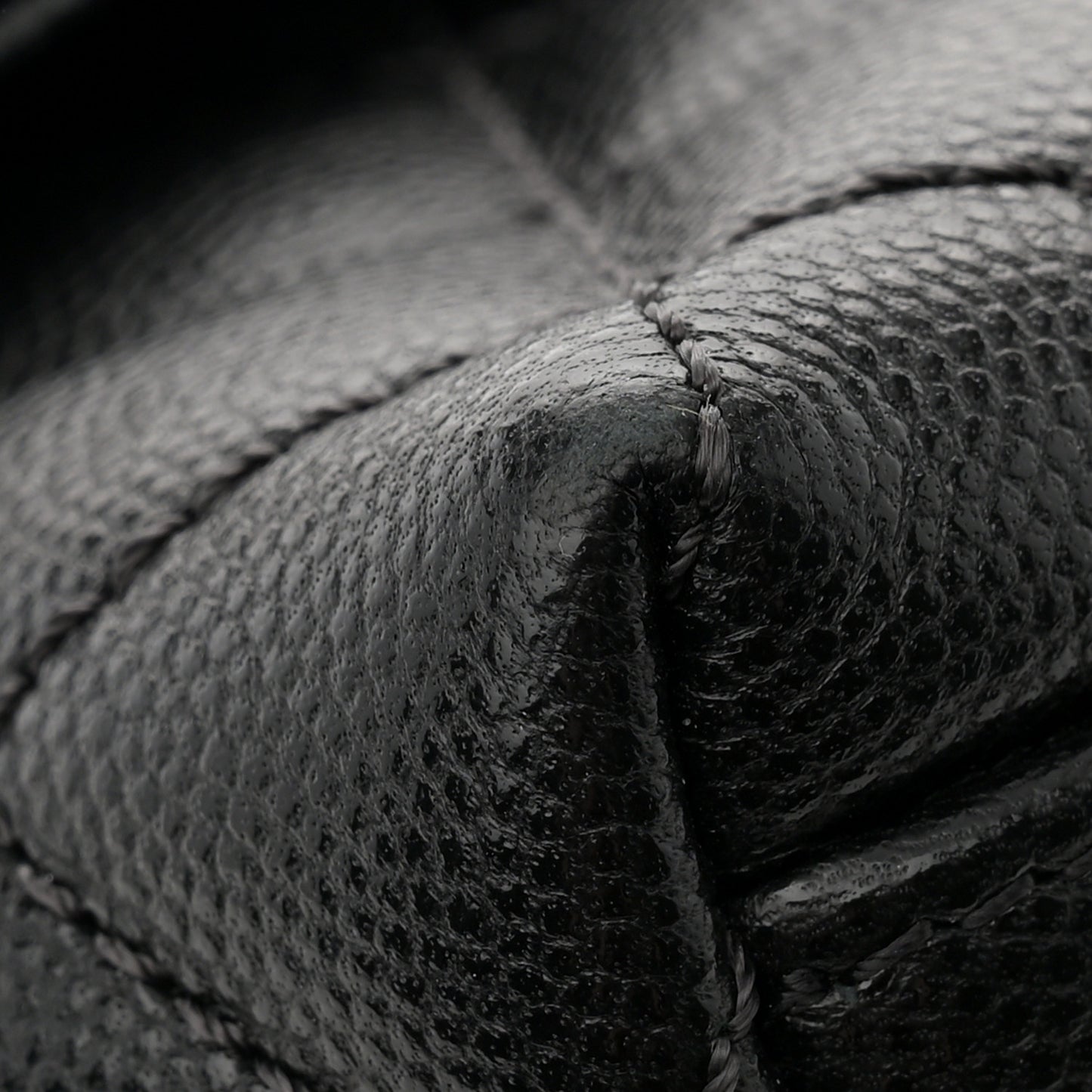 Caviar Quilted Mini Coco Handle Flap Black