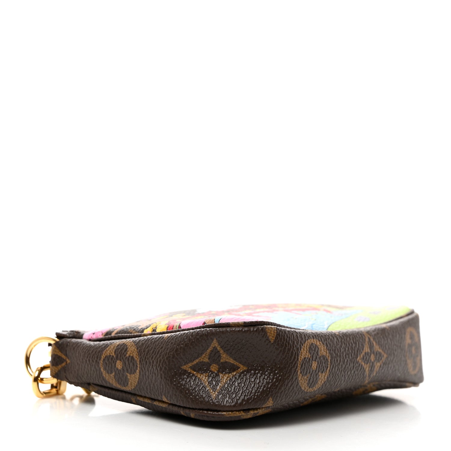 Louis Vuitton Monogram 2021 Christmas Animation Japanese Garden Mini Pochette Accessories Wisteria Pink 5 of 8
