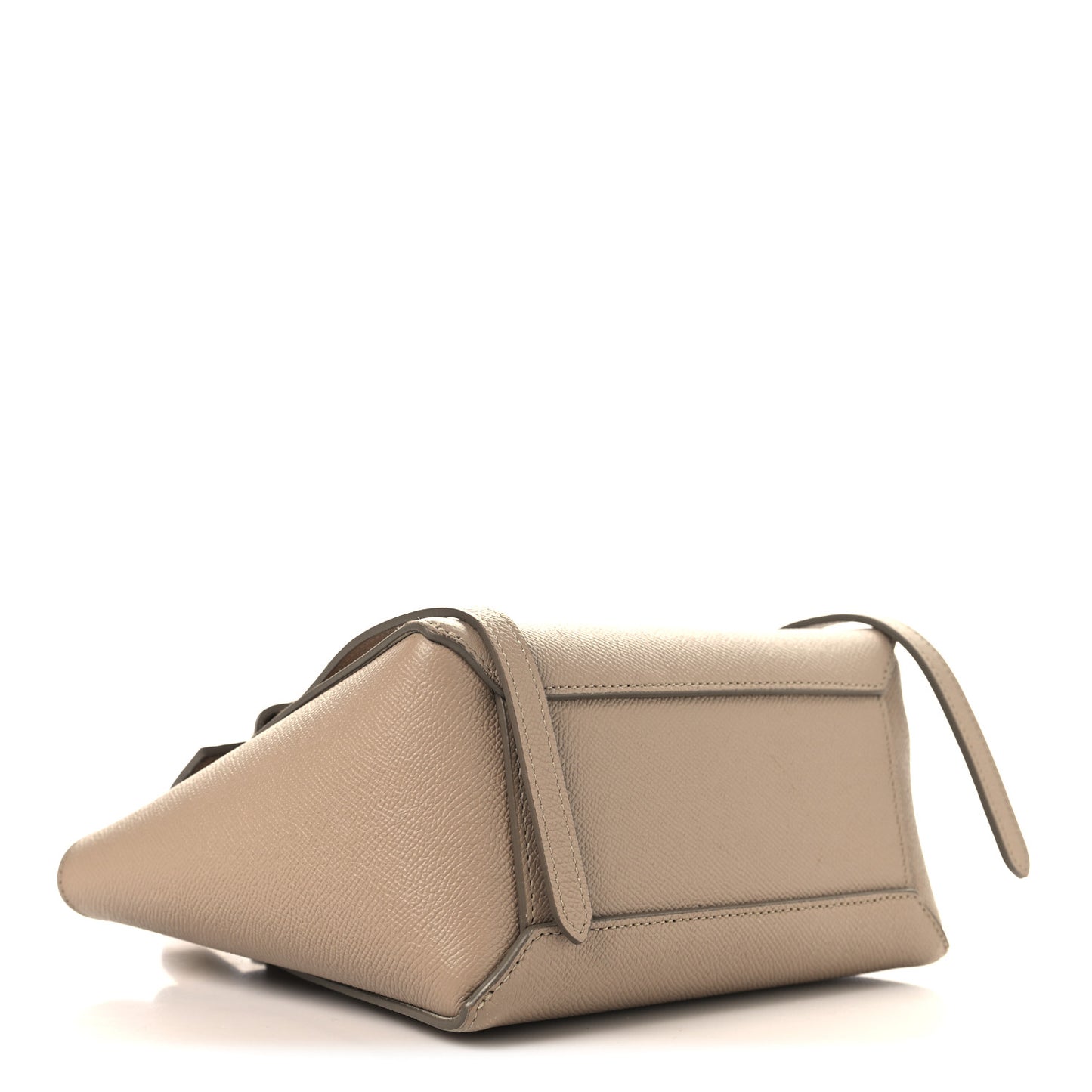 Grained Calfskin Nano Belt Bag Light Taupe