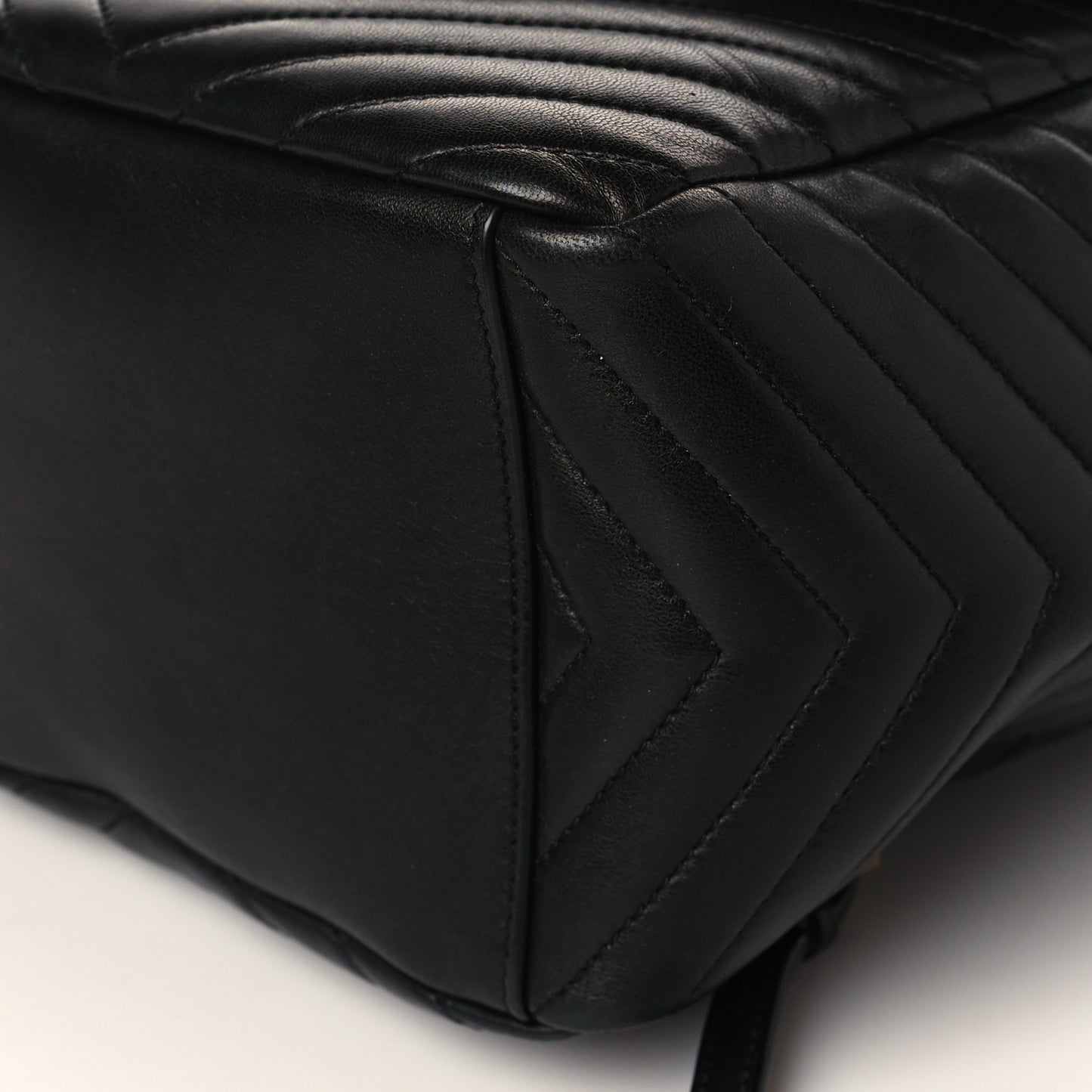 Lambskin Matelasse Monogram Joe Backpack Black