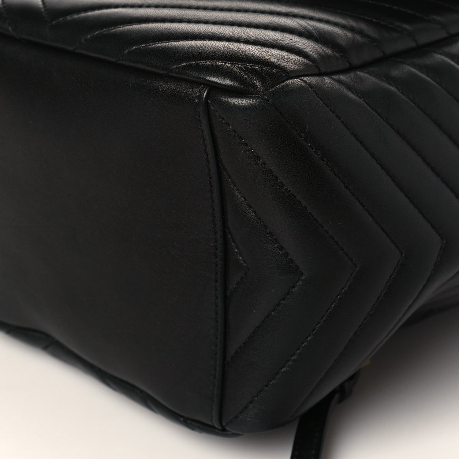 Saint Laurent Lambskin Matelasse Monogram Joe Backpack Black 9 of 9