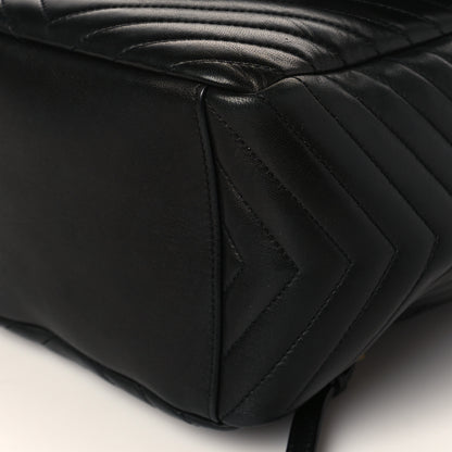 Saint Laurent Lambskin Matelasse Monogram Joe Backpack Black 9 of 9