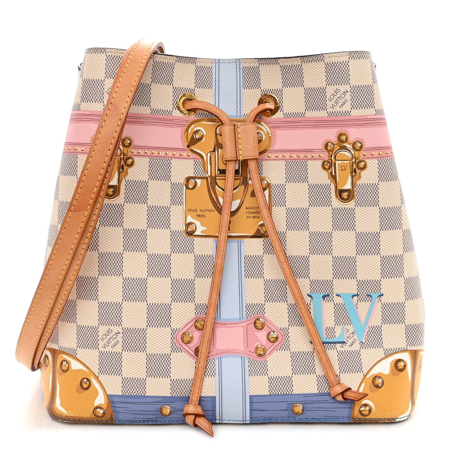 Damier Azur Summer Trunks Neonoe