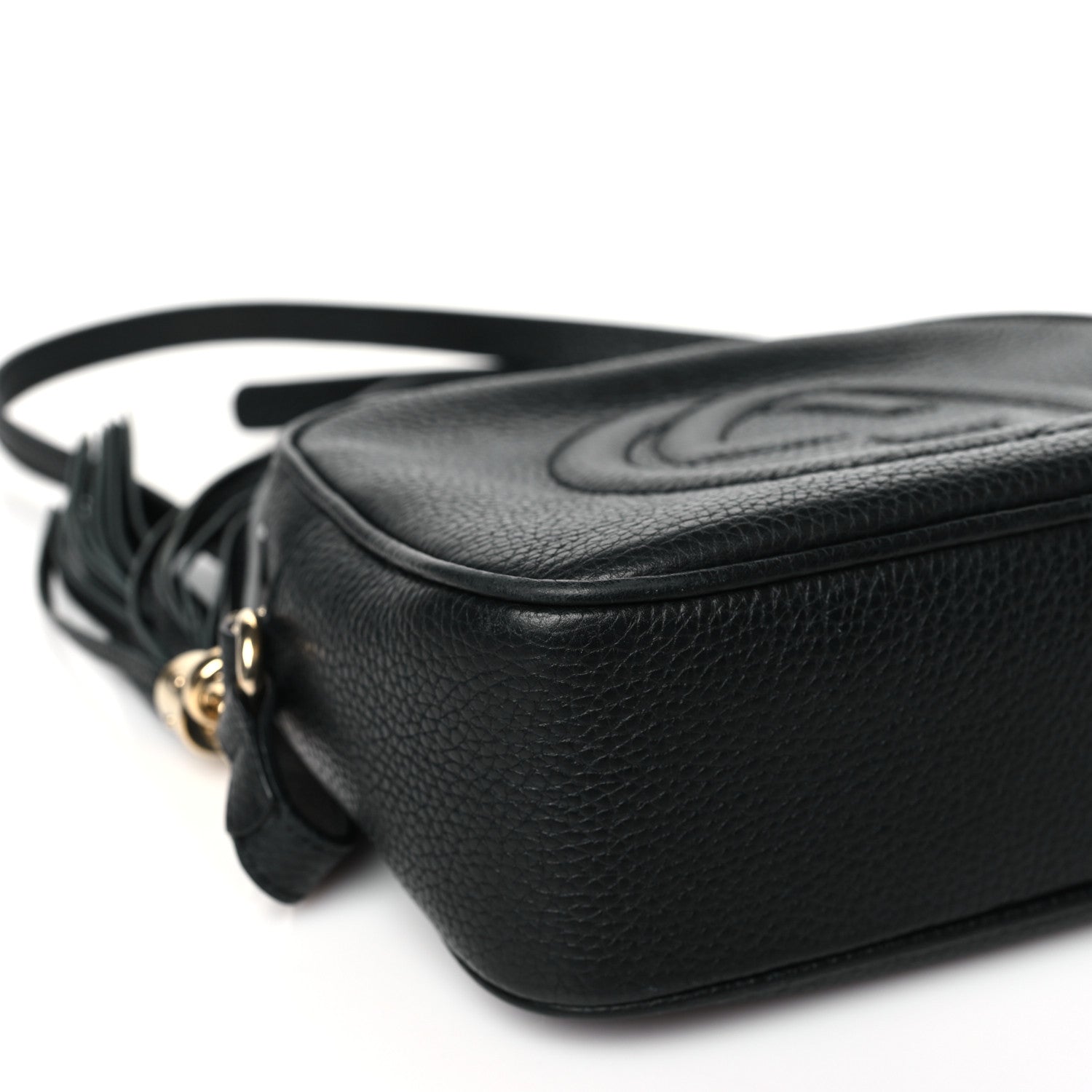 Gucci Pebbled Calfskin Small Soho Disco Bag Black 9 of 10