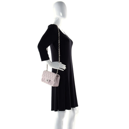 Chanel Lambskin Quilted Mini Rectangular Flap Light Purple 2 of 13