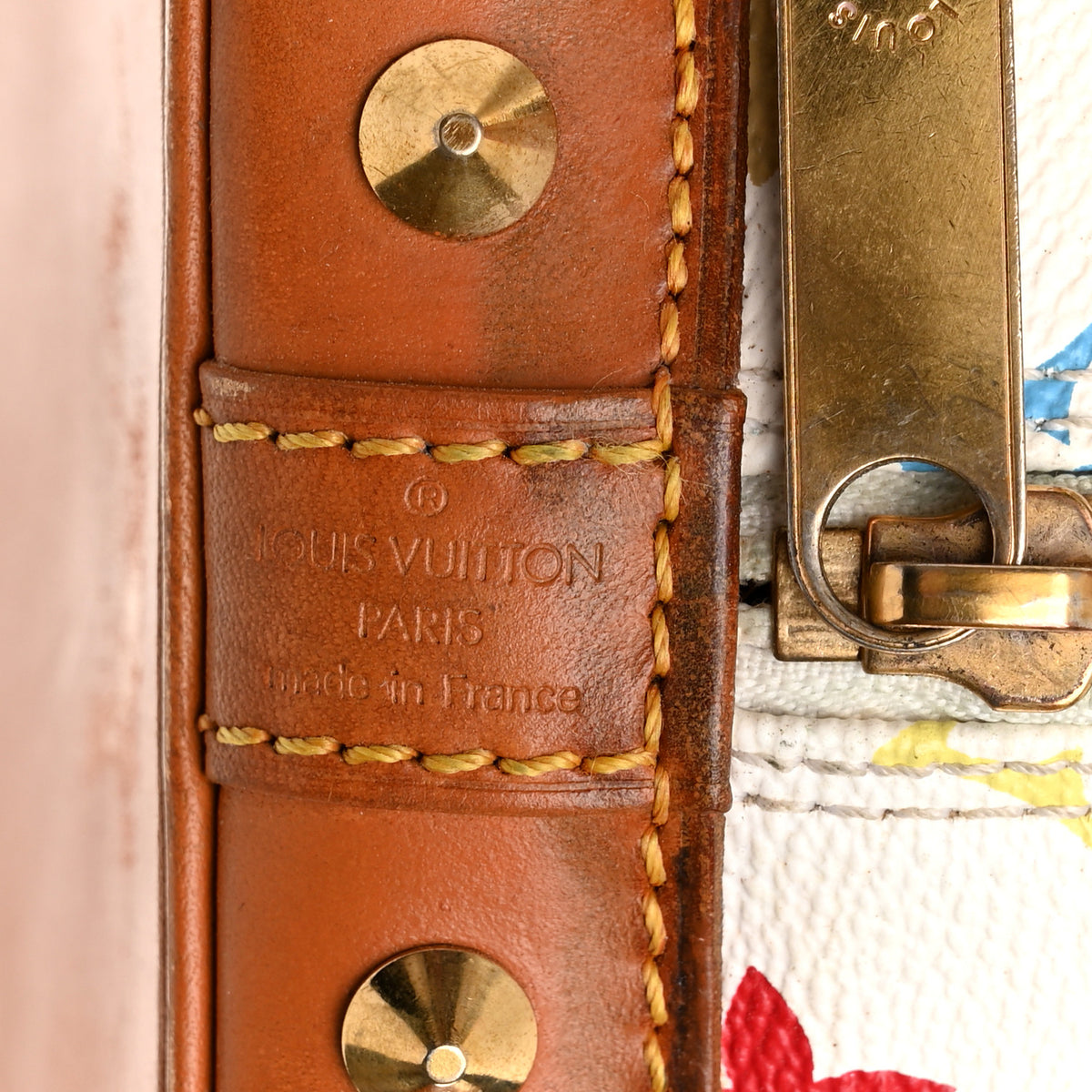 Louis Vuitton Monogram Multicolor Alma White 6 of 11