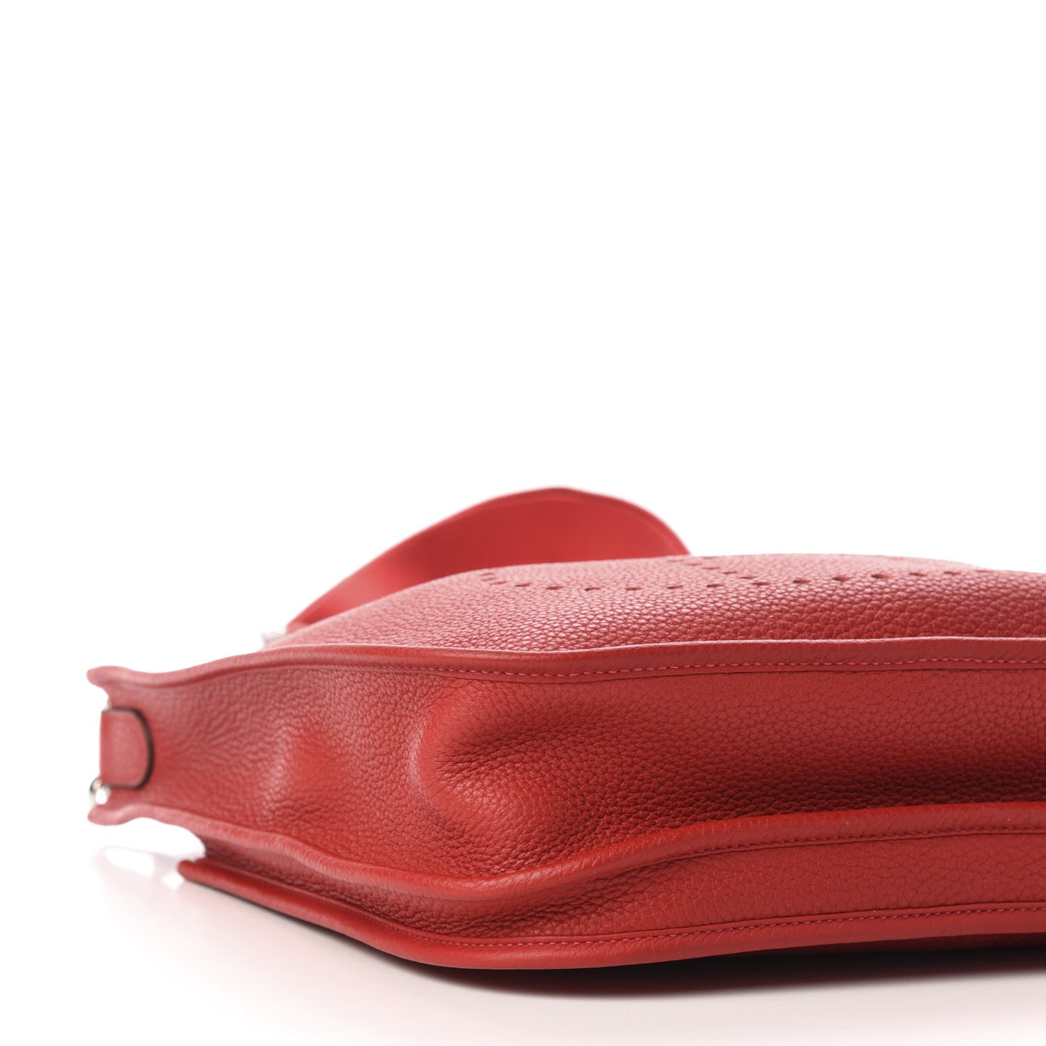 Hermes Taurillon Clemence Evelyne III PM Rouge Casaque 7 of 10