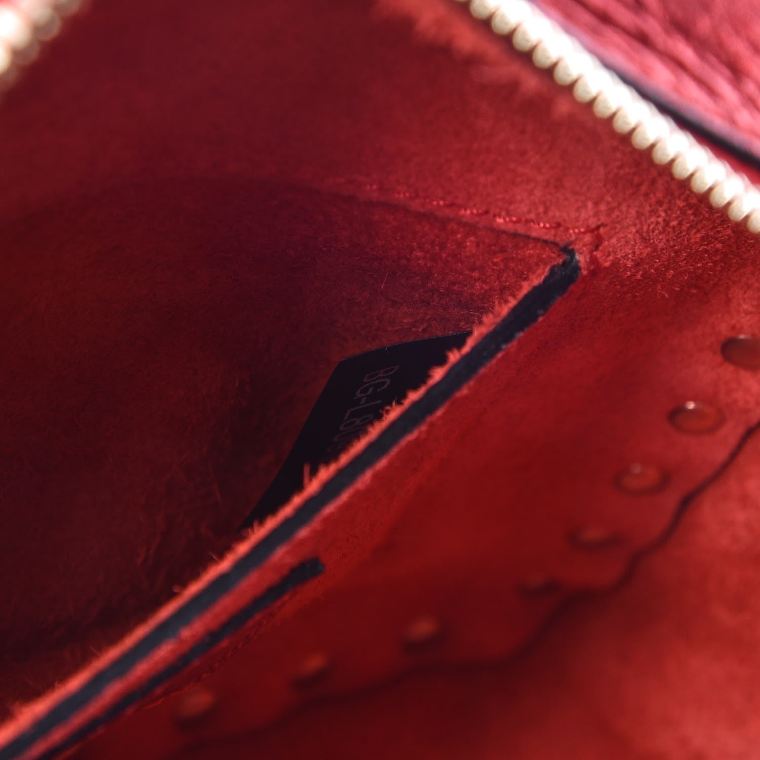 Valentino Garavani Metallic Pebbled Calfskin Rockstud Camera Crossbody Bag Rosso Valentino 7 of 10