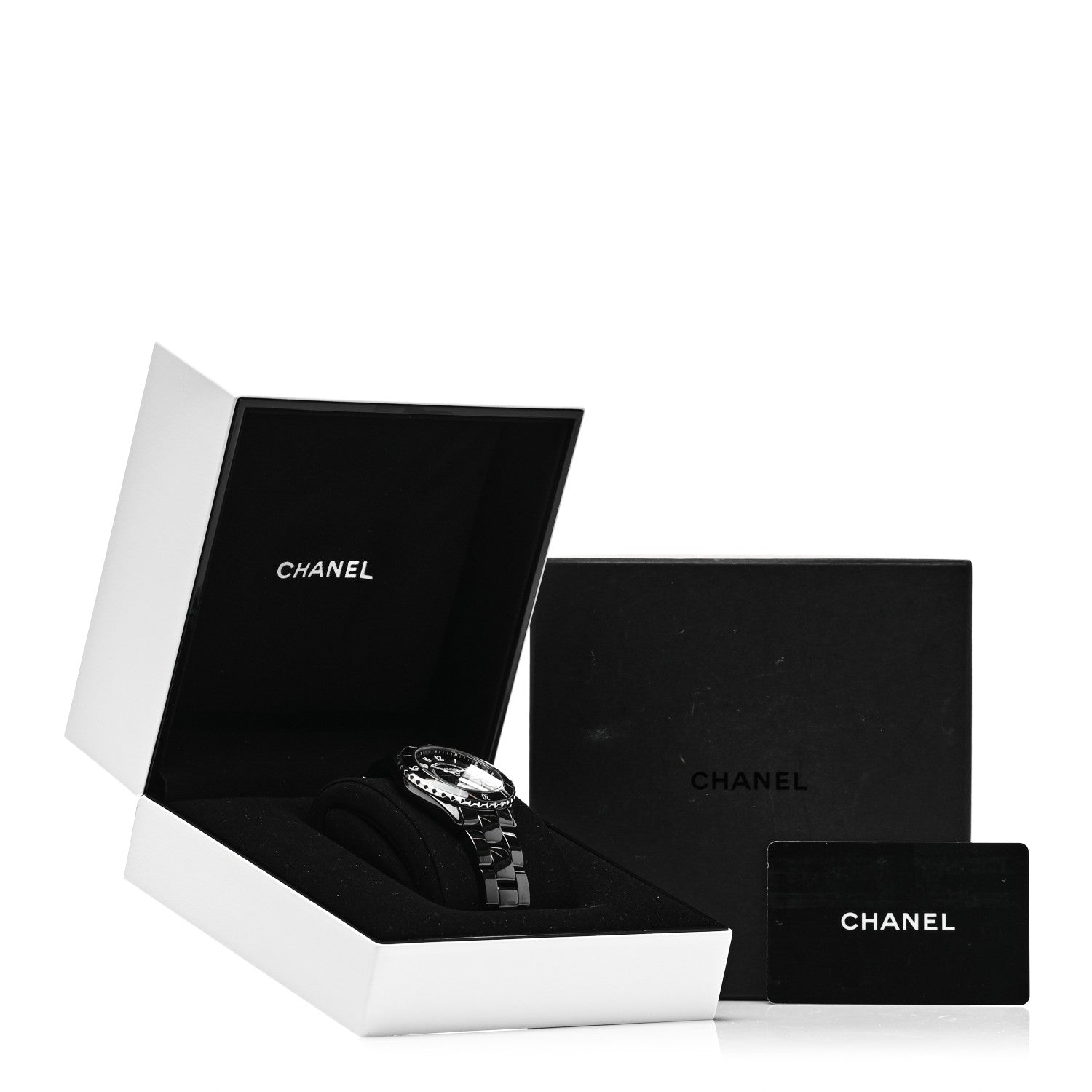 Chanel Stainless Steel Ceramic 38mm J12 Automatic Watch Black 5 of 5