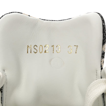 Louis Vuitton Denim Monogram Time Out Sneakers 37 7 of 9