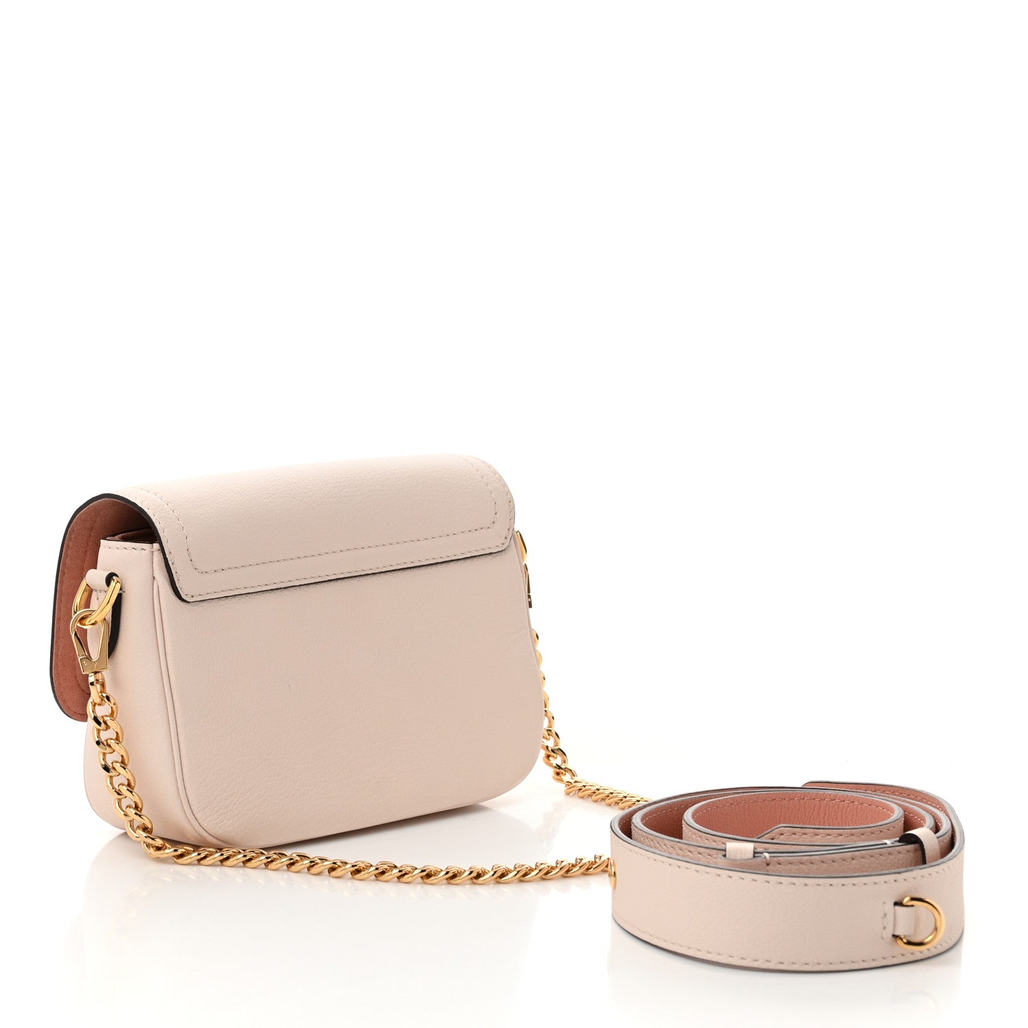 Louis Vuitton Grained Calfskin Lockme Tender Quartz 3 of 9