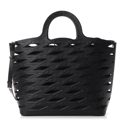 Balenciaga Faux Calfskin Neo Basket Tote Black 1 of 13