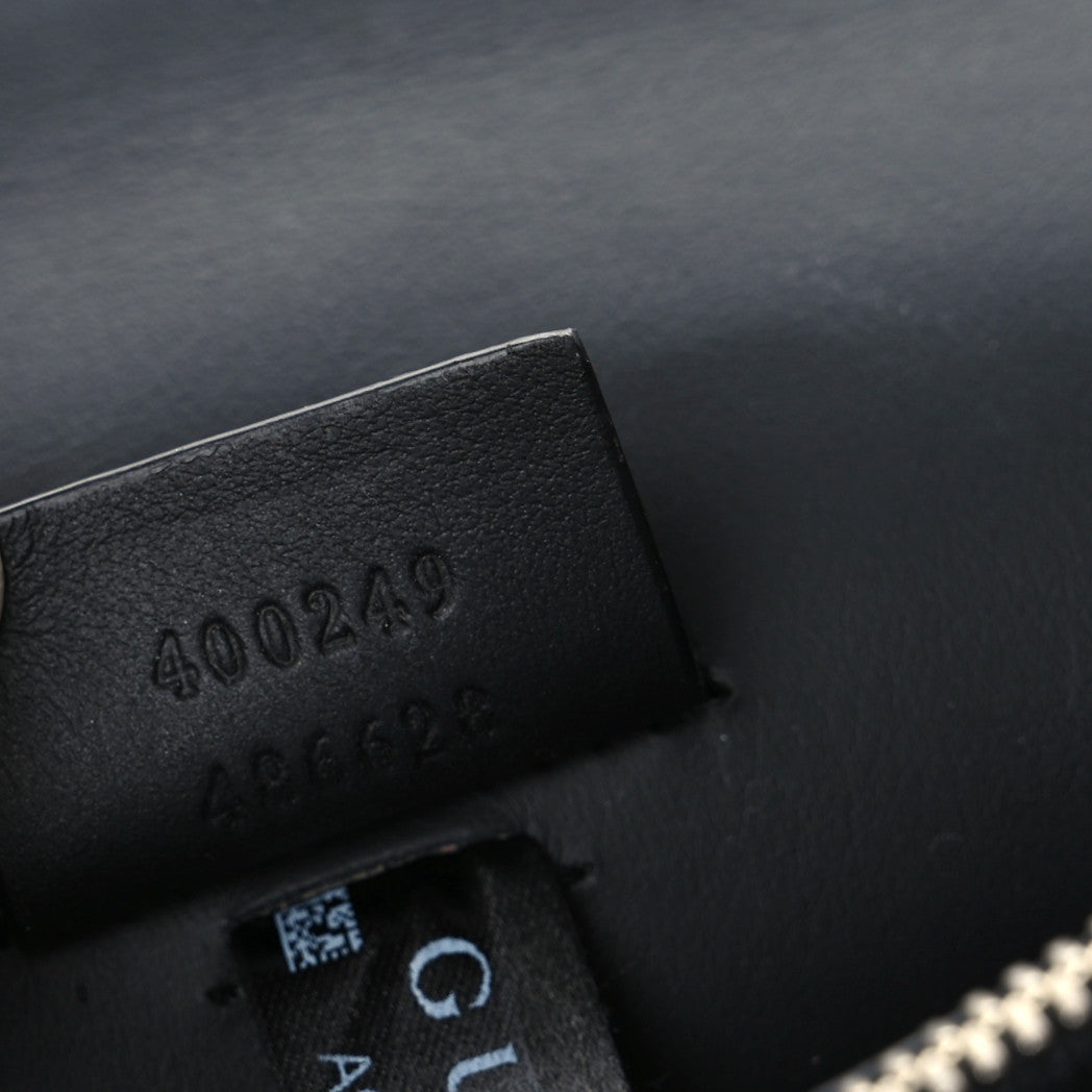 Suede Crystal Small Dionysus Shoulder Bag Black