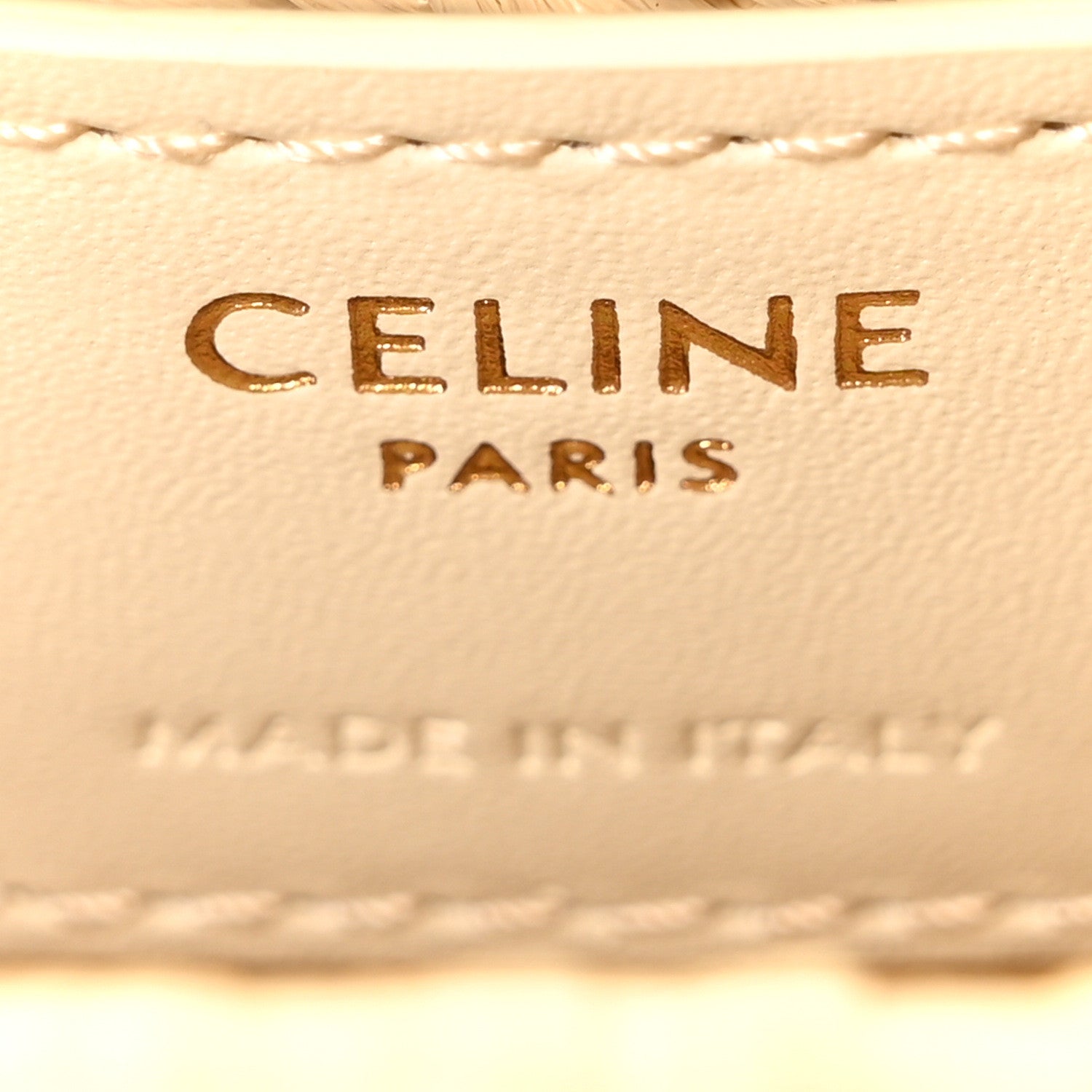 Celine Raffia Effect Claude Chain Shoulder Bag Natural 5 of 8