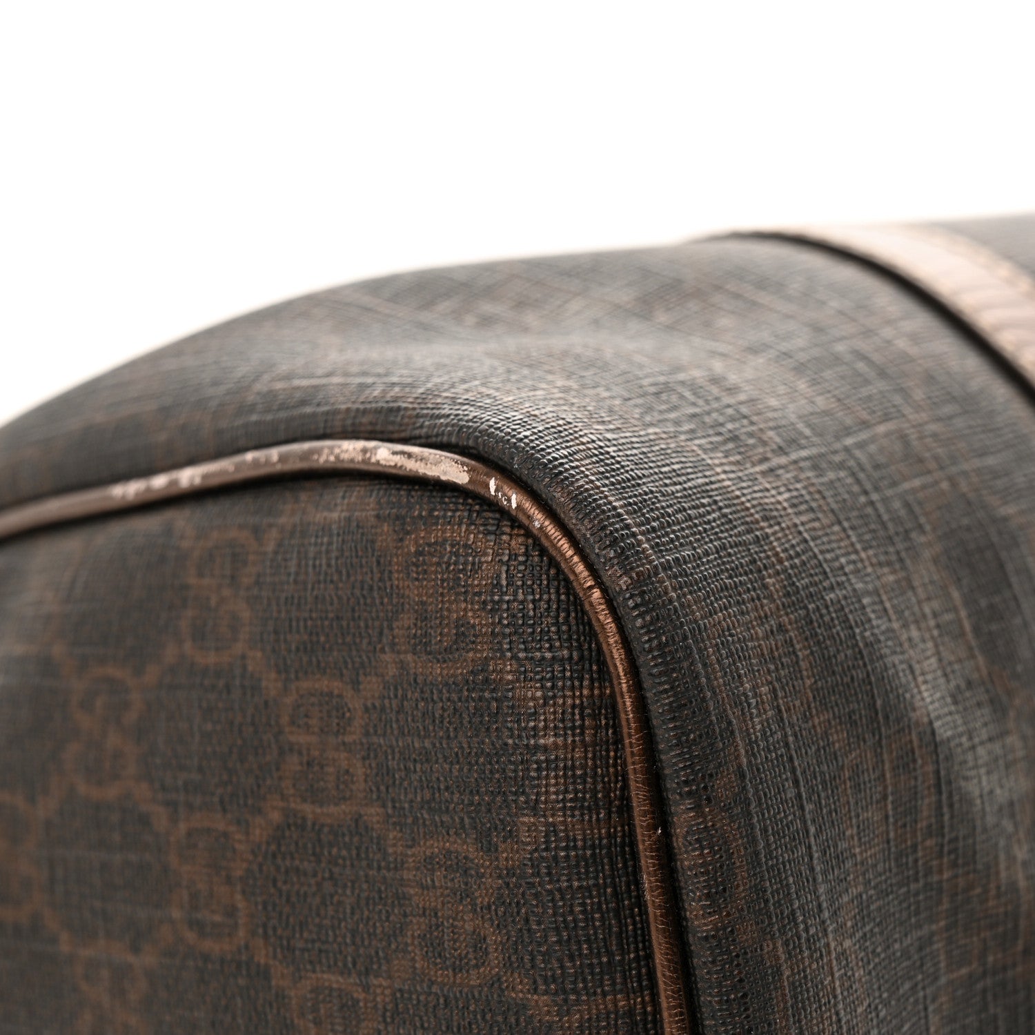 Gucci GG Supreme Monogram Medium Joy Boston Dark Brown Bronze 12 of 27