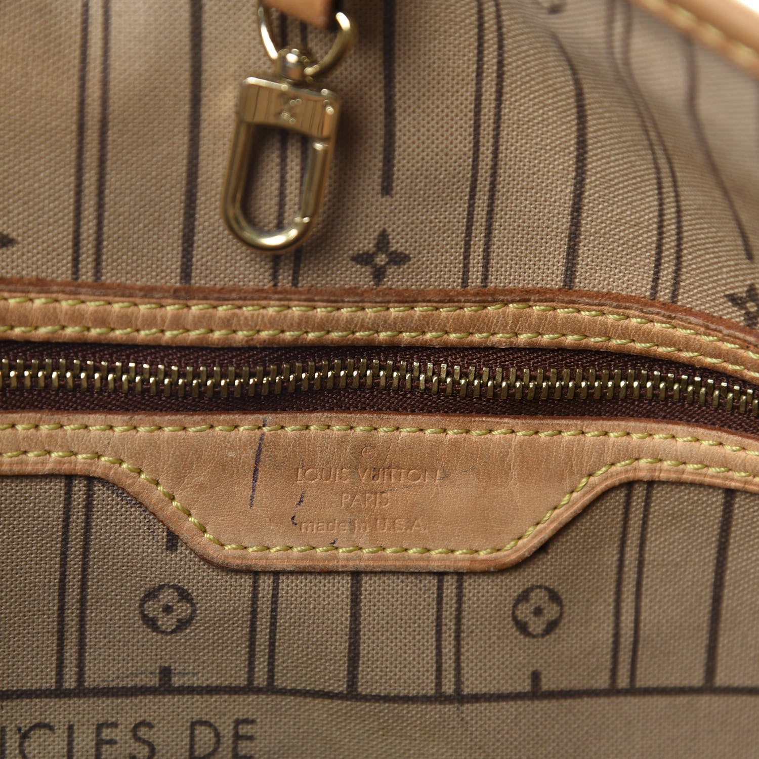 Louis Vuitton Monogram Neverfull MM 9 of 14