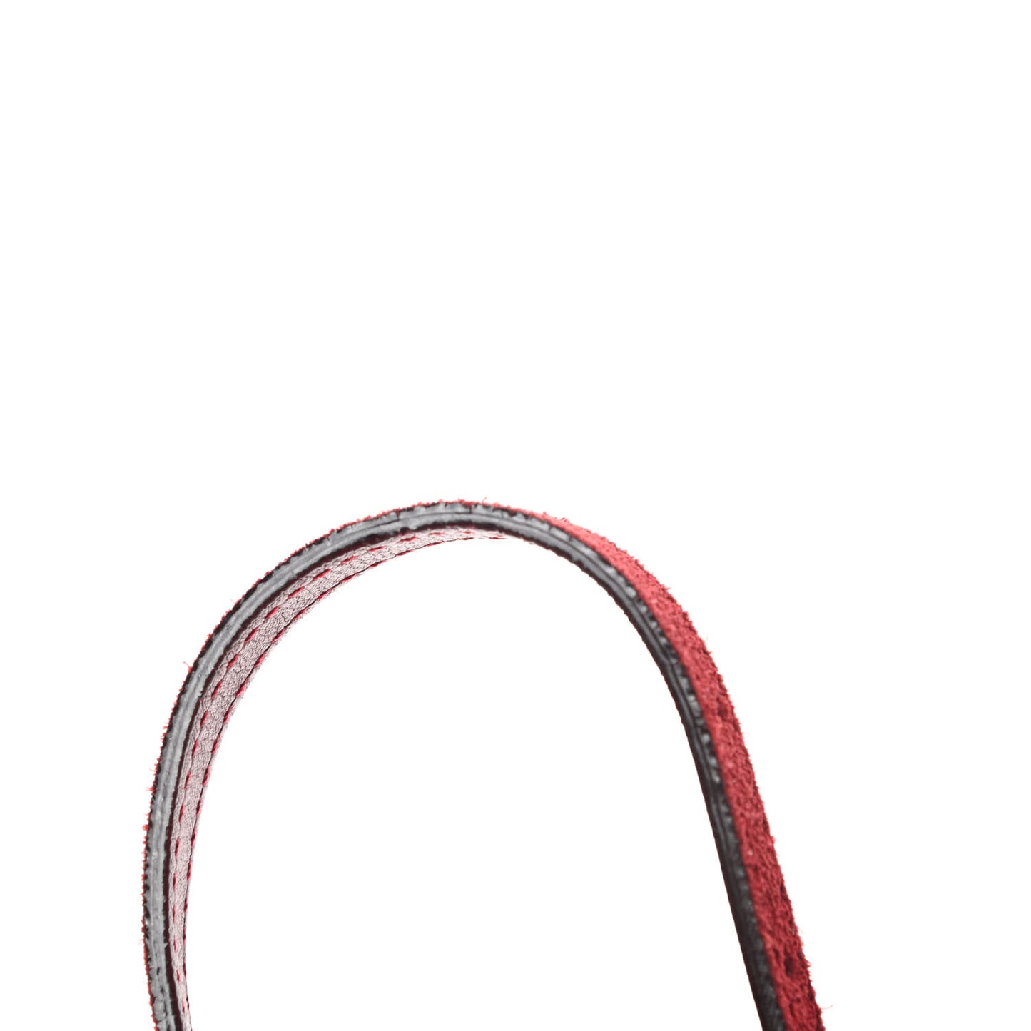 Suede Fringe Mini Bucket Bag Cherry