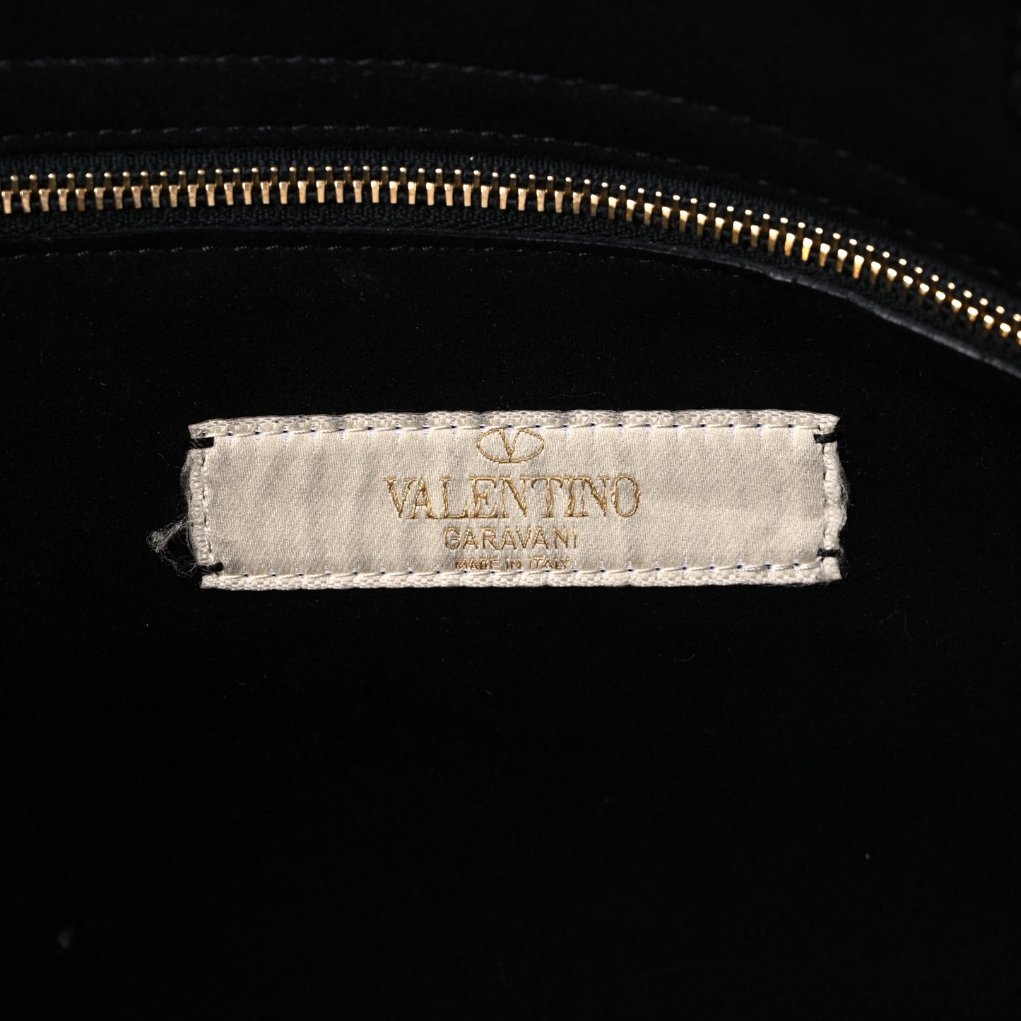 Grained Calfskin Jamaica Beaded My Rockstud Tote Black