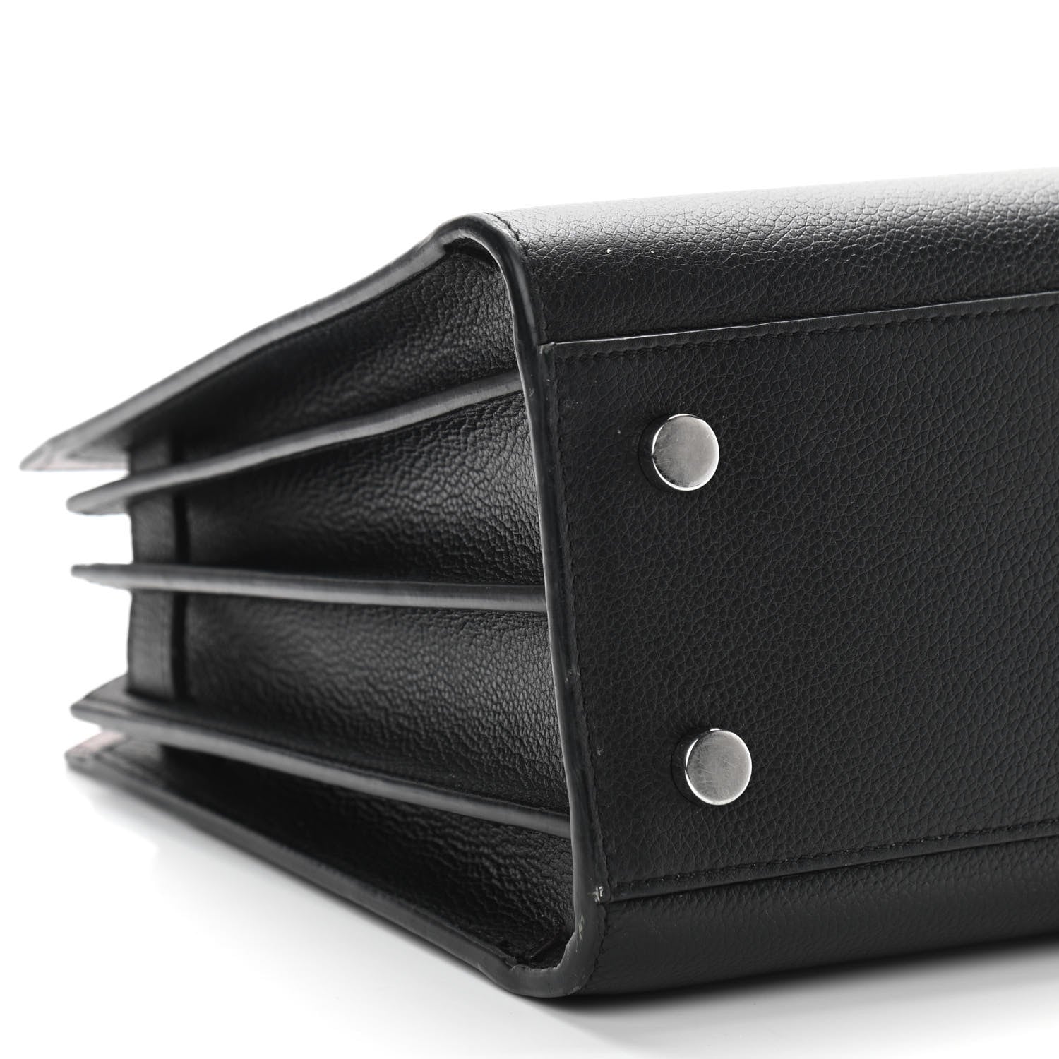 Saint Laurent Grained Calfskin Baby Sac De Jour Black 10 of 11