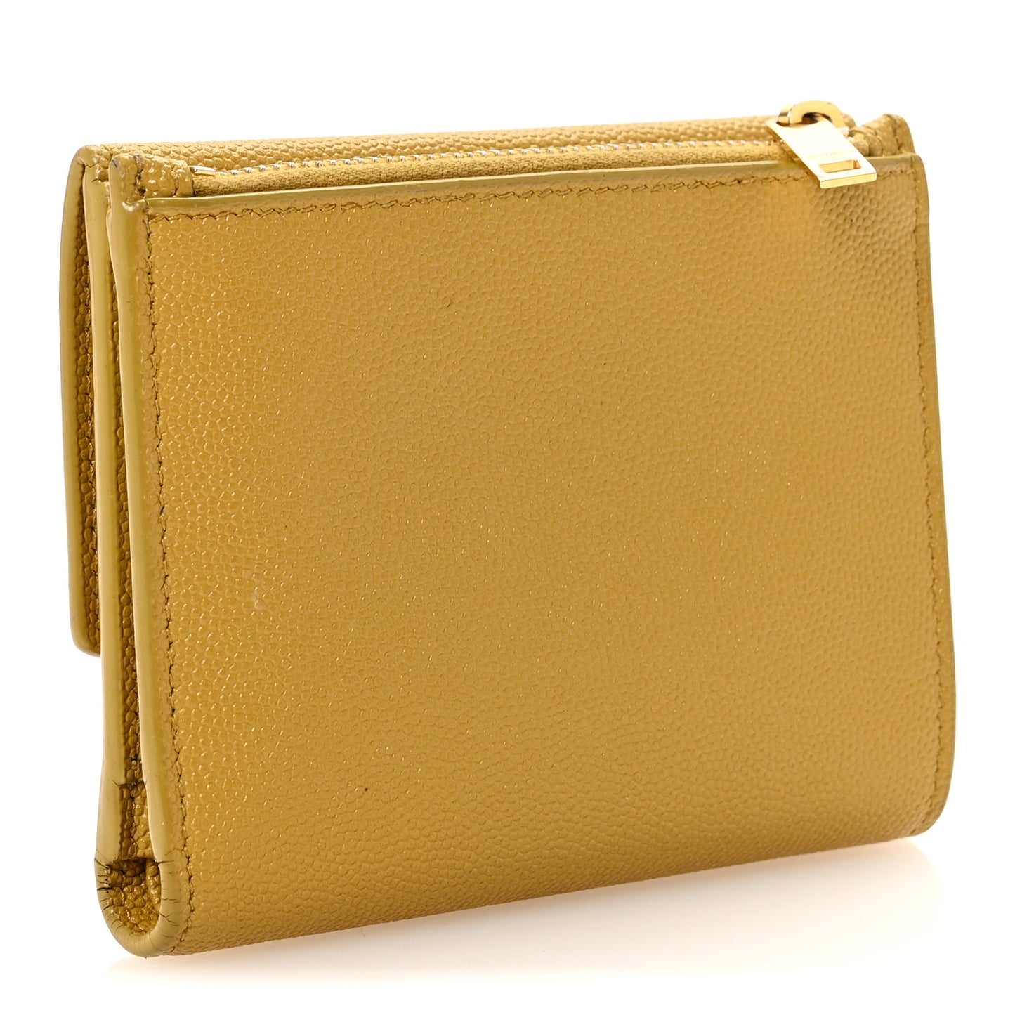 Grain De Poudre Monogram Uptown Compact Wallet Olive