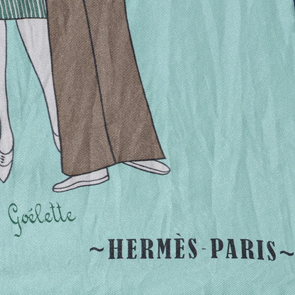Hermes Silk Les Sportives Scarf 90 5 of 7